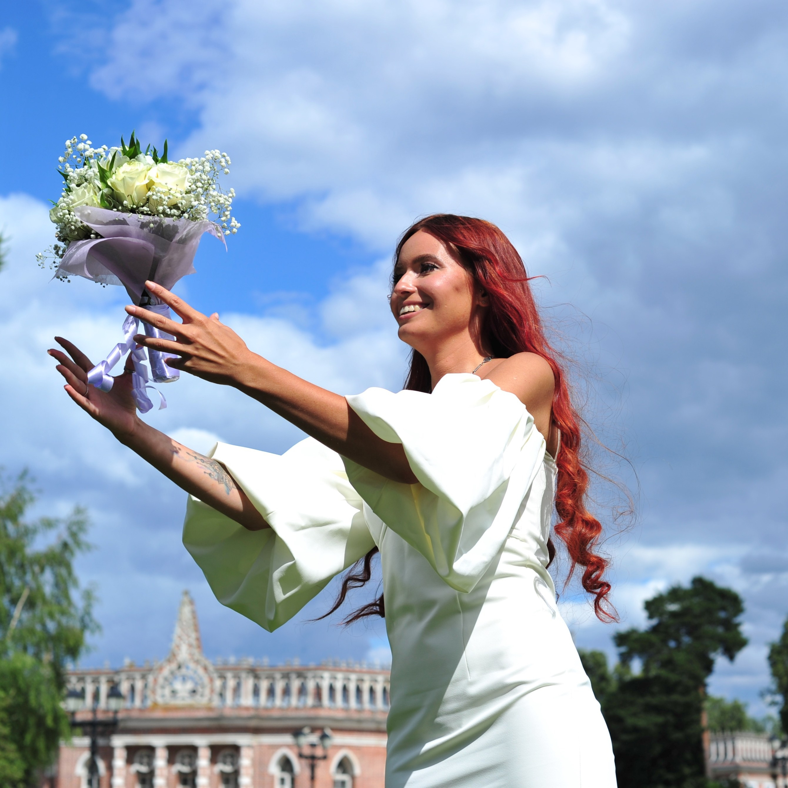 Свадьба в Царицыно летом
