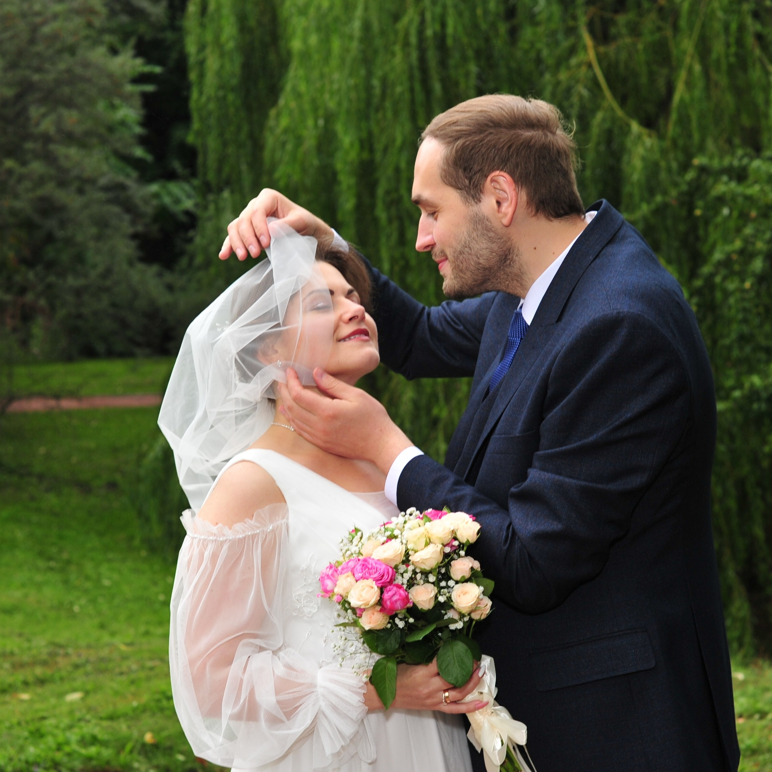 Свадьба в Царицыно в дождливый день