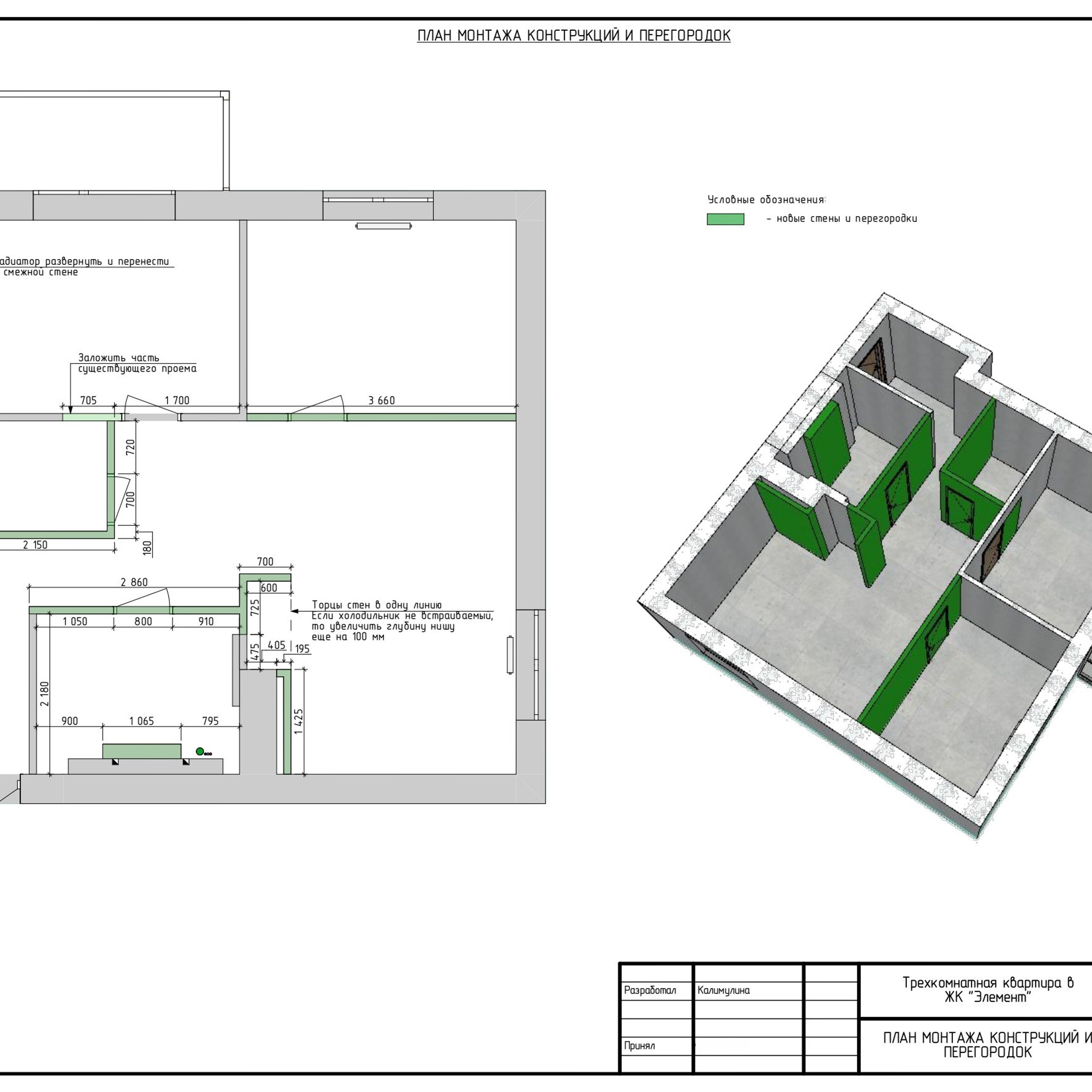 Дизайн-проект ПЛАНИРОВОЧНОЕ РЕШЕНИЕ