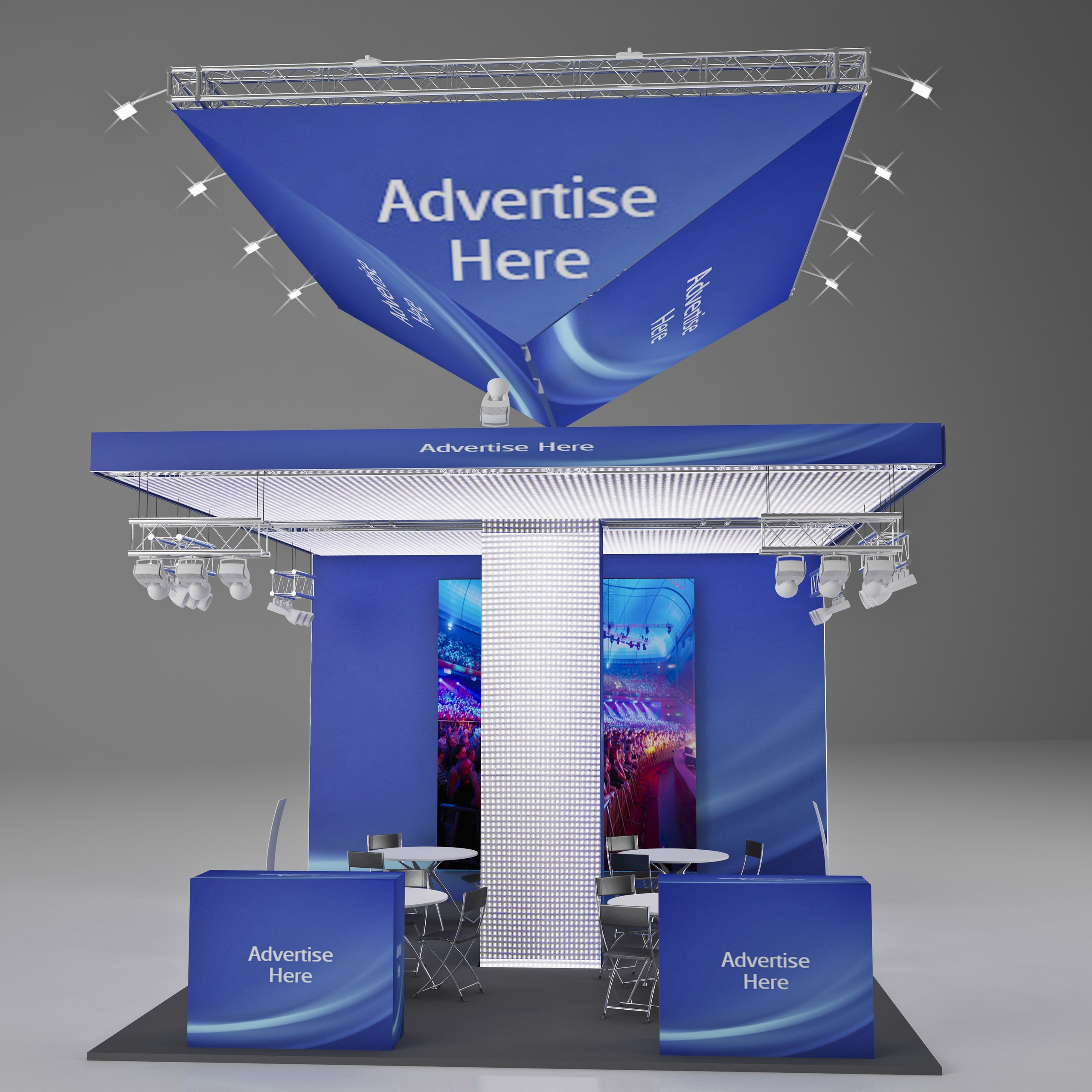 Портфолио - 3D визуализация выставочных стендов. Смотреть на сайте