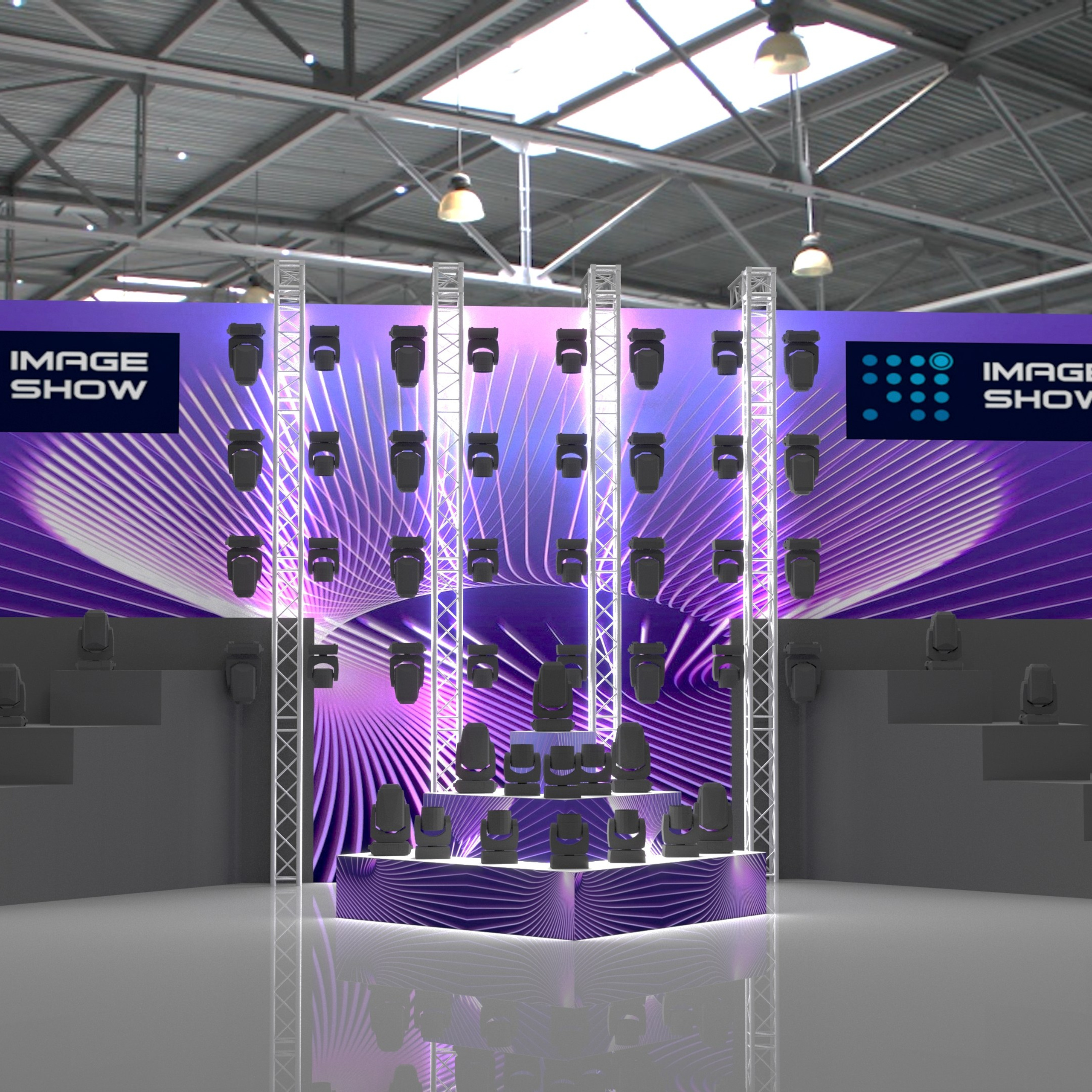 Портфолио - 3D визуализация выставочных стендов. Смотреть на сайте