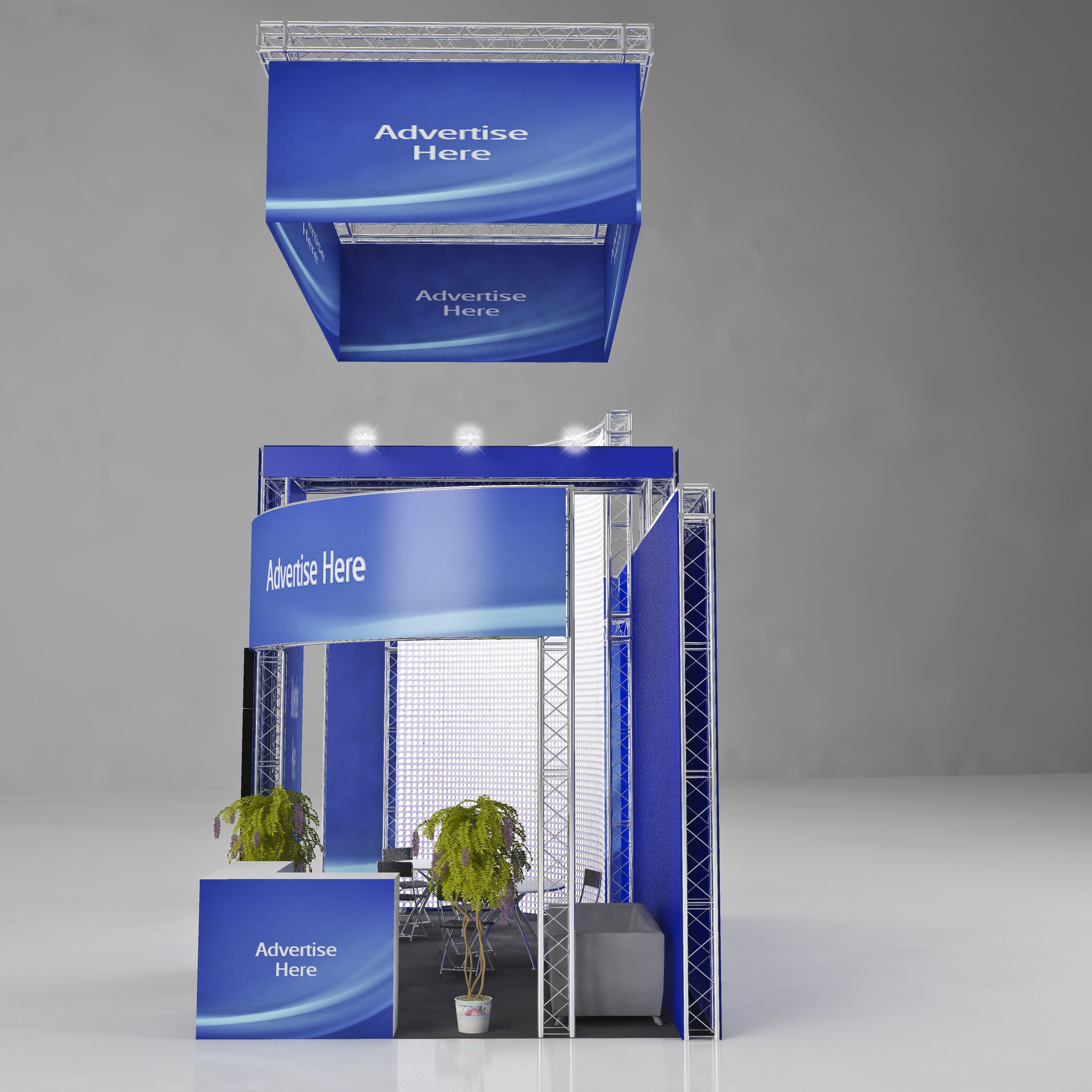 Портфолио - 3D визуализация выставочных стендов. Смотреть на сайте