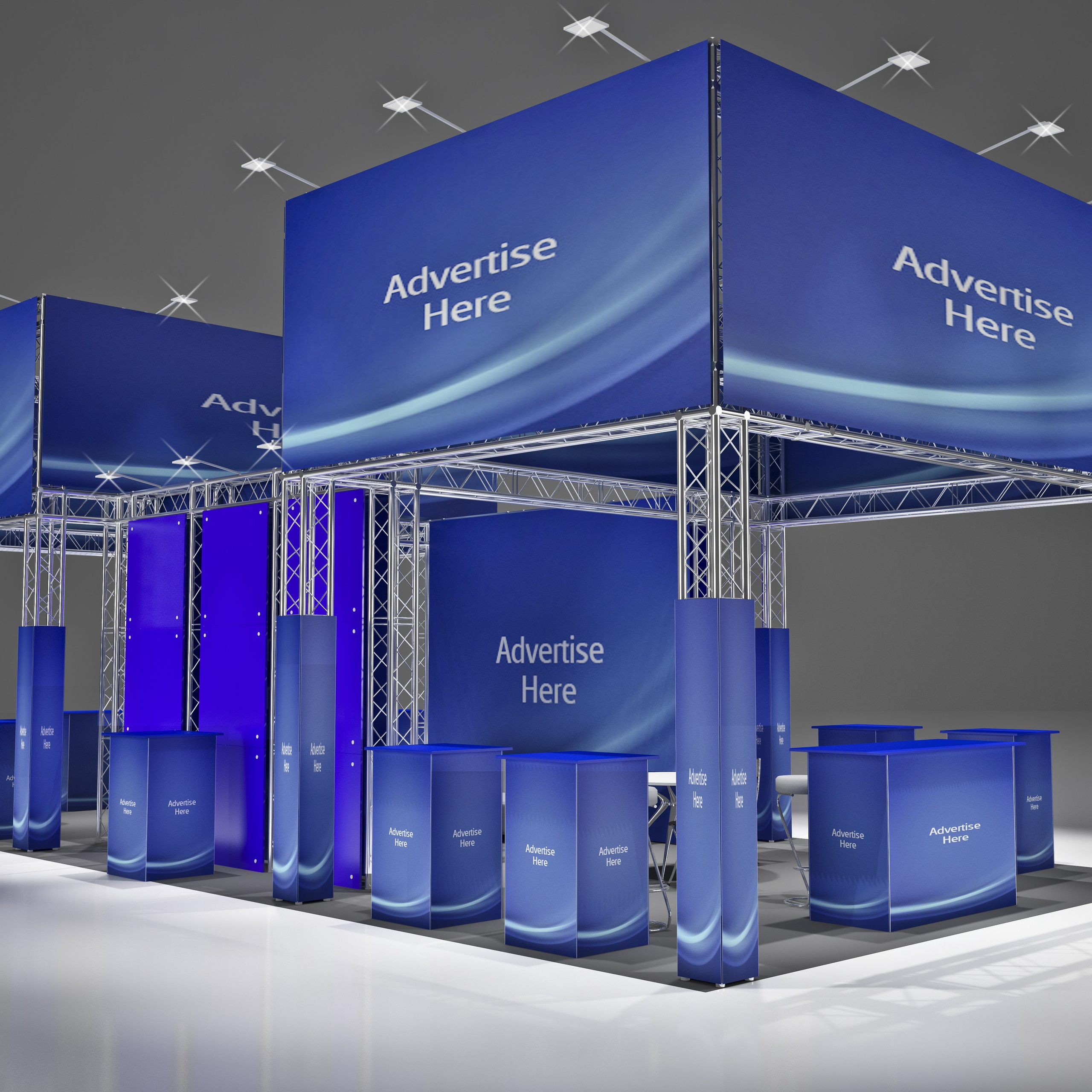 Портфолио - 3D визуализация выставочных стендов. Смотреть на сайте