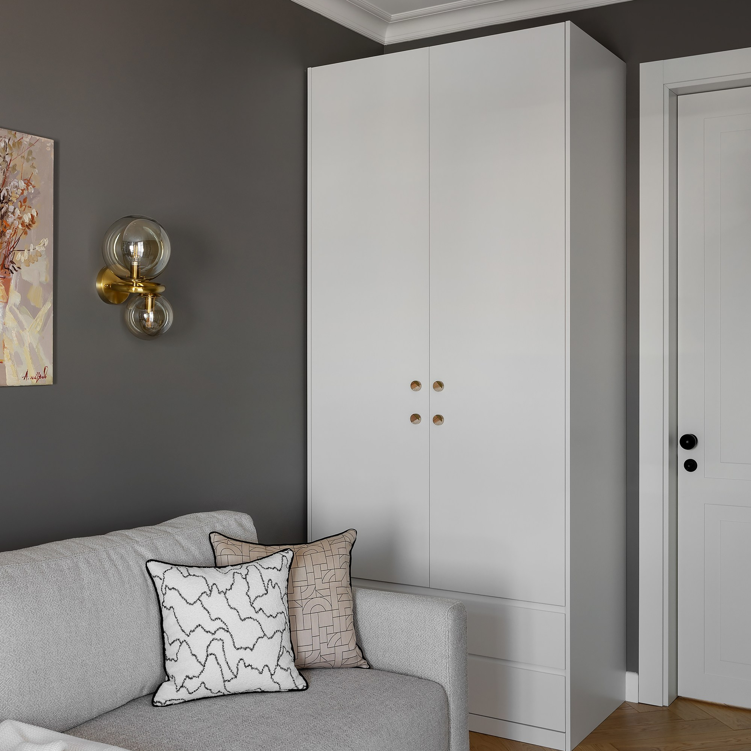 Квартира по проекту студии ProDesign by D'K. Интерьерный фотограф Георгий Трушкин Казань Москва Россия