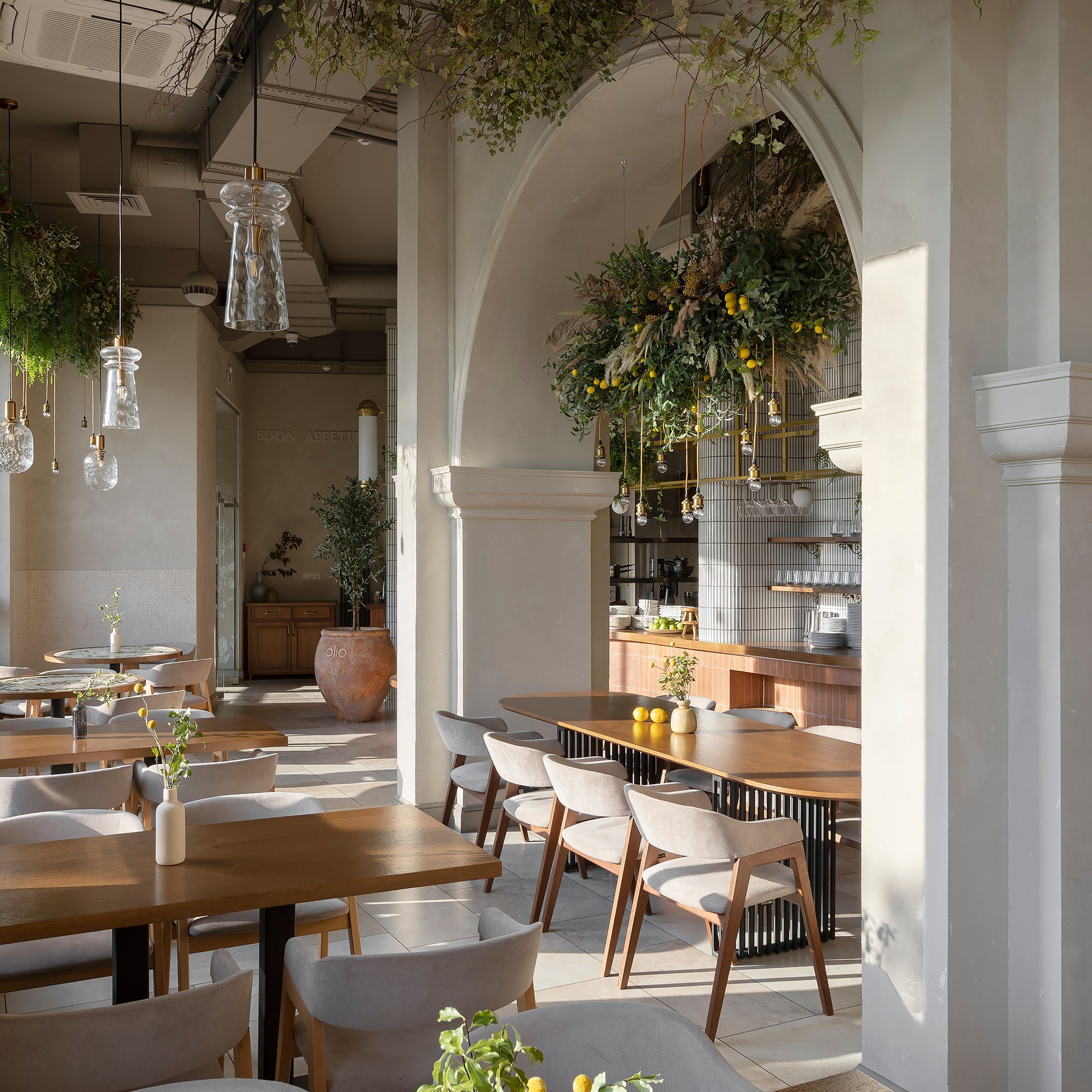Итальянское бистро «Olio». Интерьерный фотограф Георгий Трушкин Казань Москва Россия