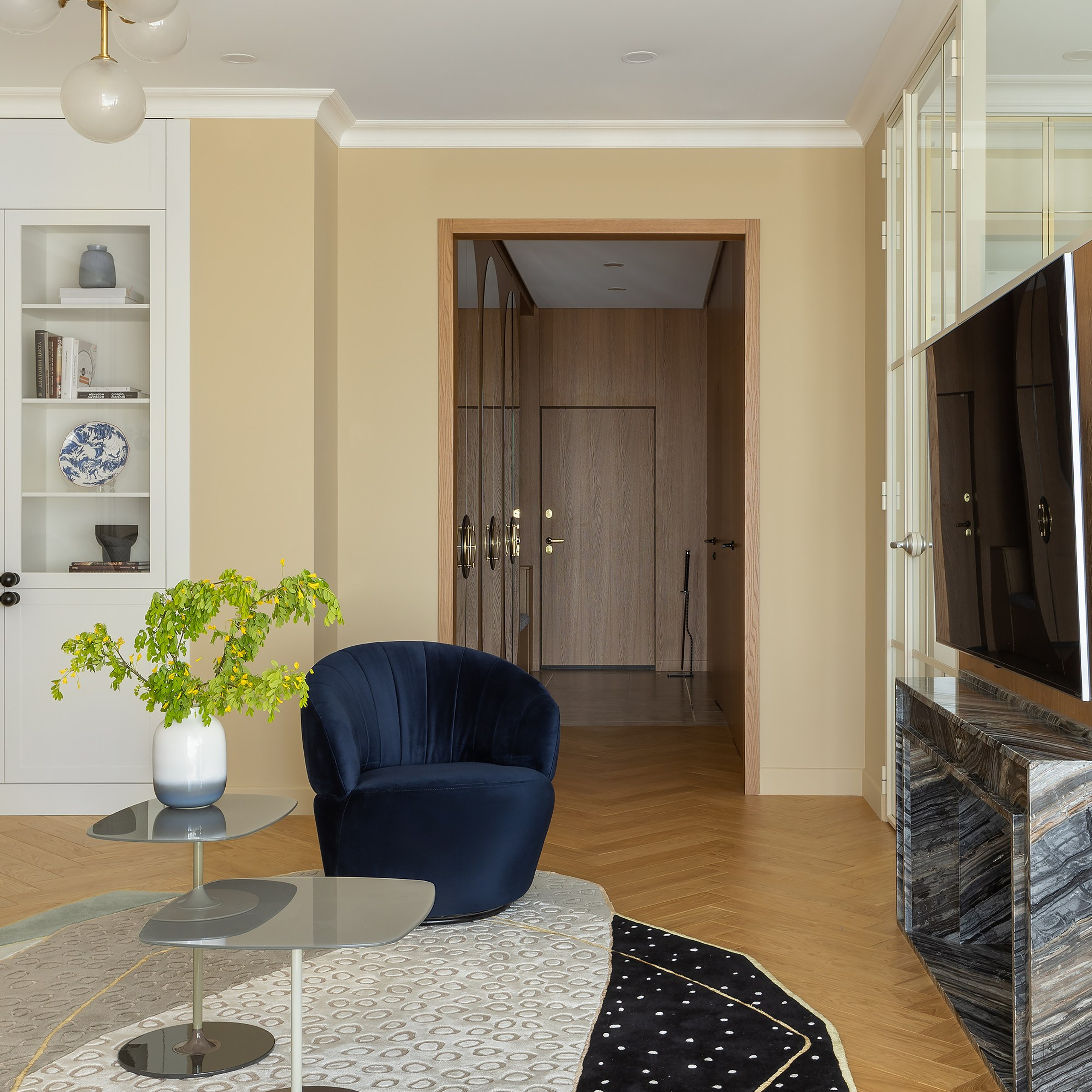 Квартира по проекту студии ProDesign by D'K. Интерьерный фотограф Георгий Трушкин Казань Москва Россия