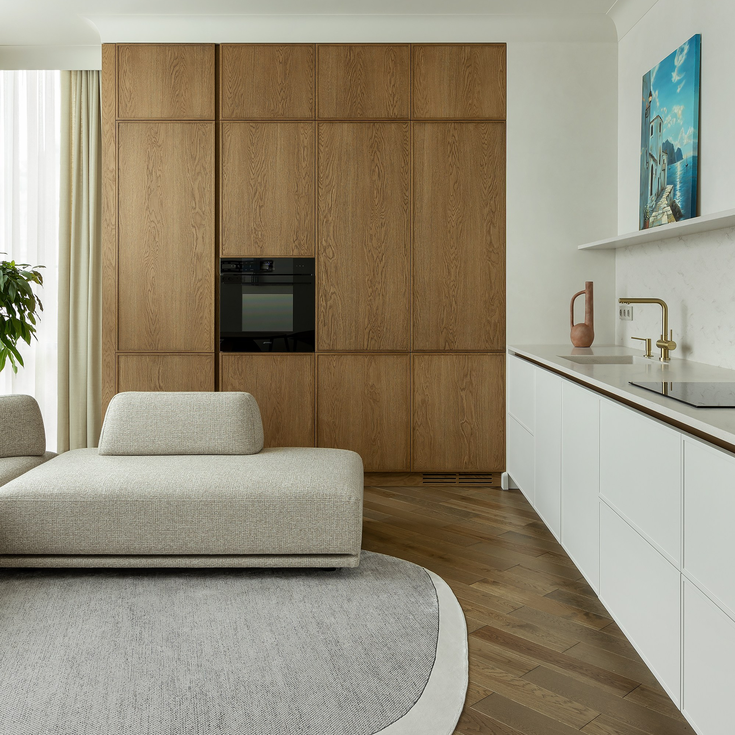 Квартира по проекту Марии Гайнуллиной и Аиды Гильмутдиновой. Интерьерный фотограф Георгий Трушкин Казань Москва Россия