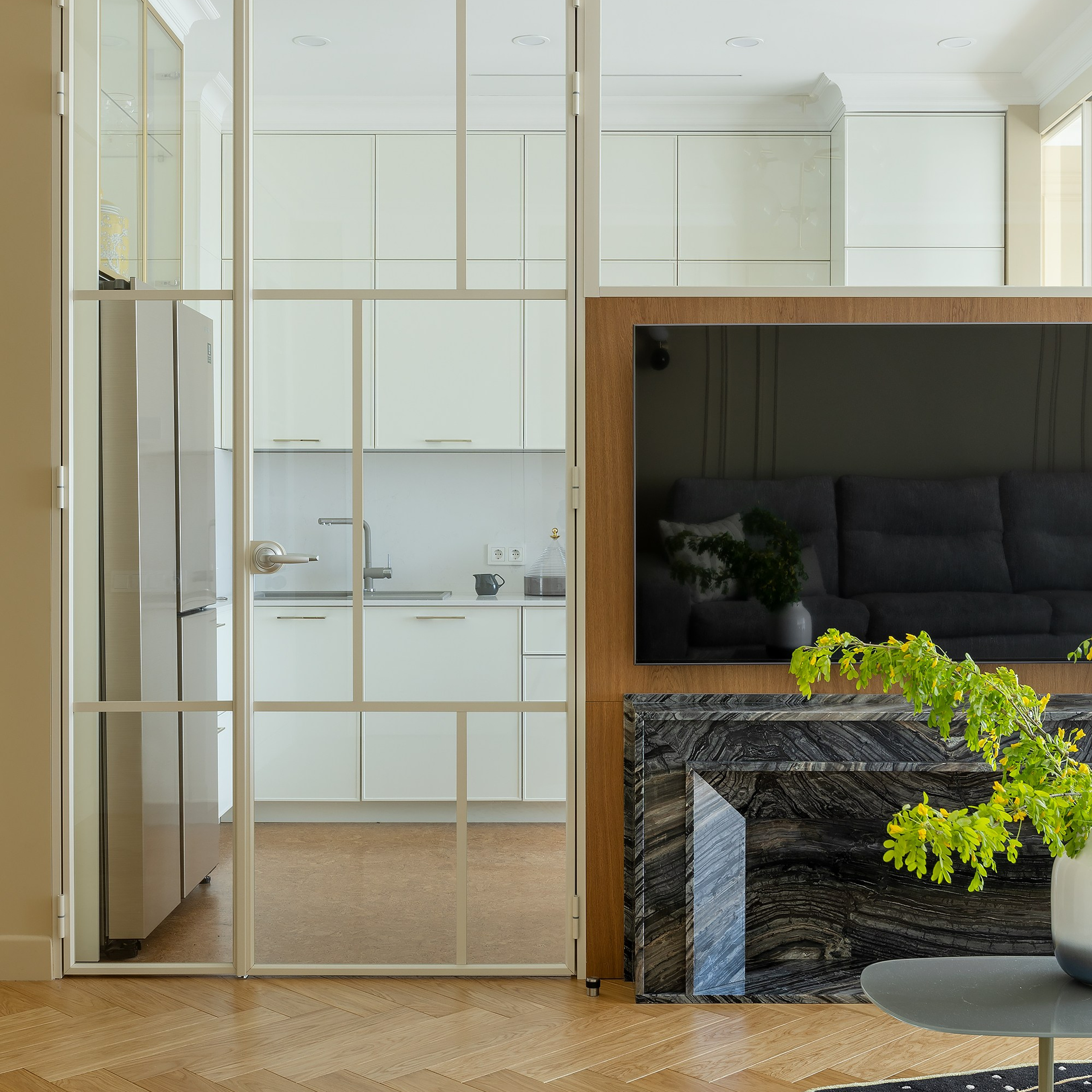 Квартира по проекту студии ProDesign by D'K. Интерьерный фотограф Георгий Трушкин Казань Москва Россия