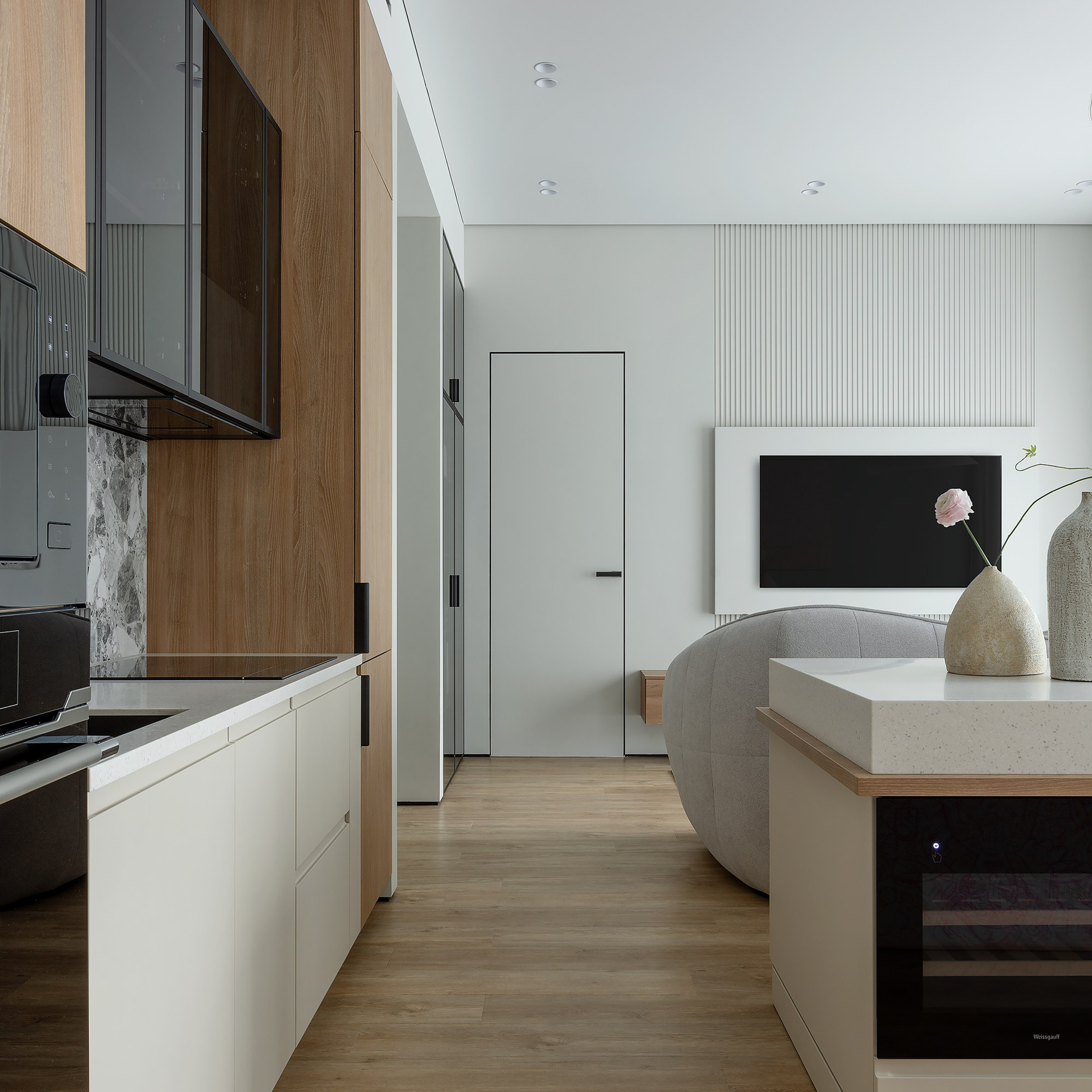 Апартаменты в Москве от студии ProjectP. Интерьерный фотограф Георгий Трушкин Казань Москва Россия