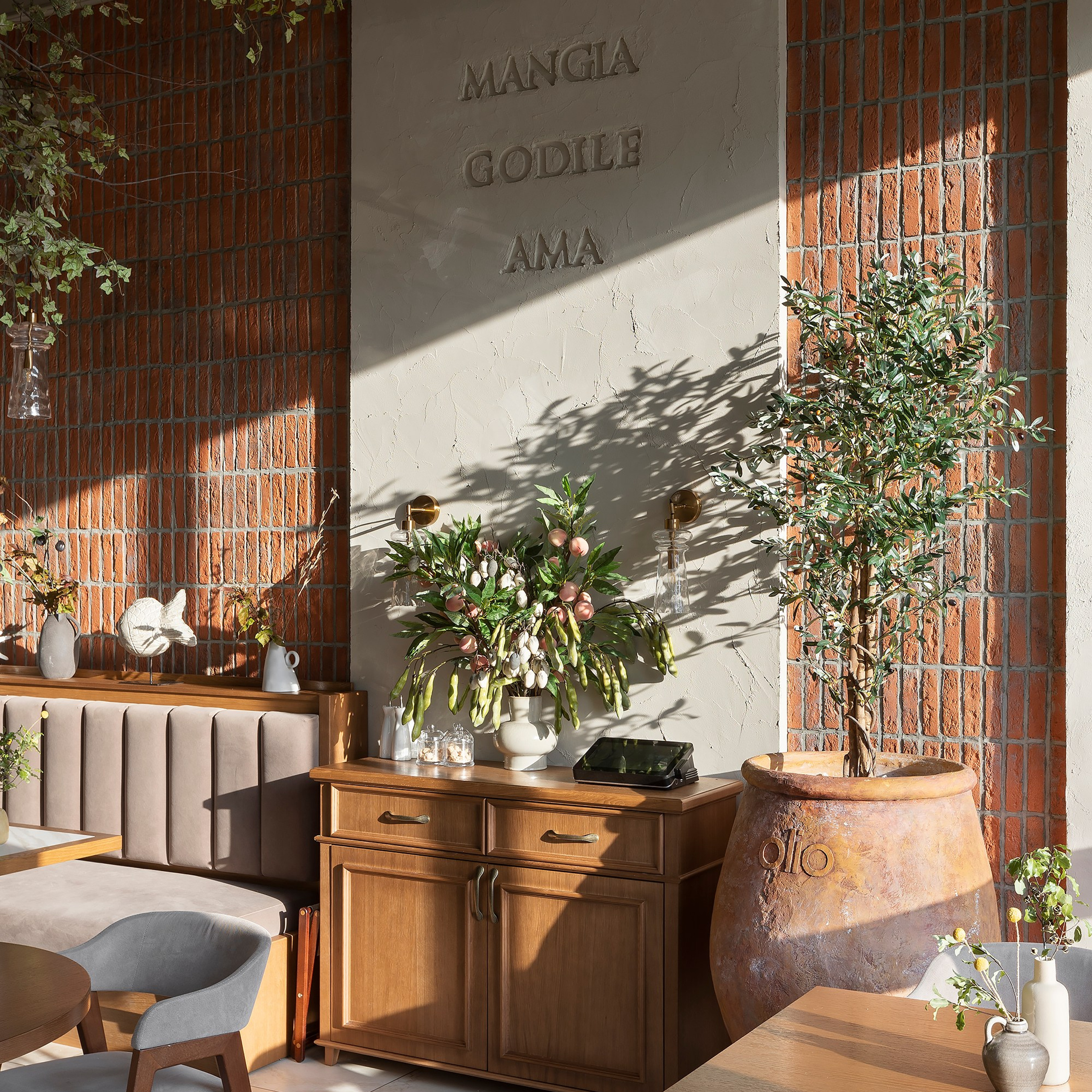 Итальянское бистро «Olio». Интерьерный фотограф Георгий Трушкин Казань Москва Россия