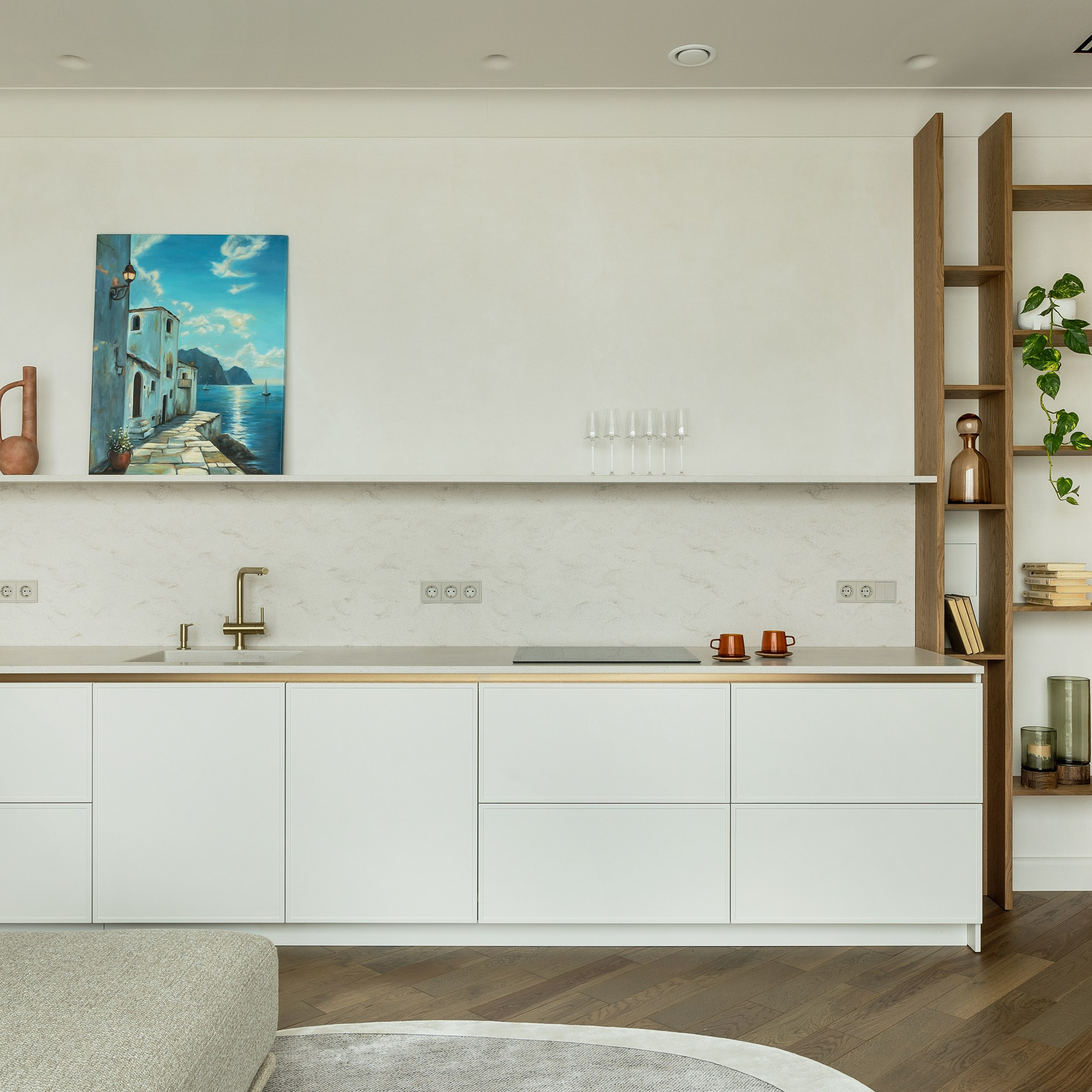 Квартира по проекту Марии Гайнуллиной и Аиды Гильмутдиновой. Интерьерный фотограф Георгий Трушкин Казань Москва Россия