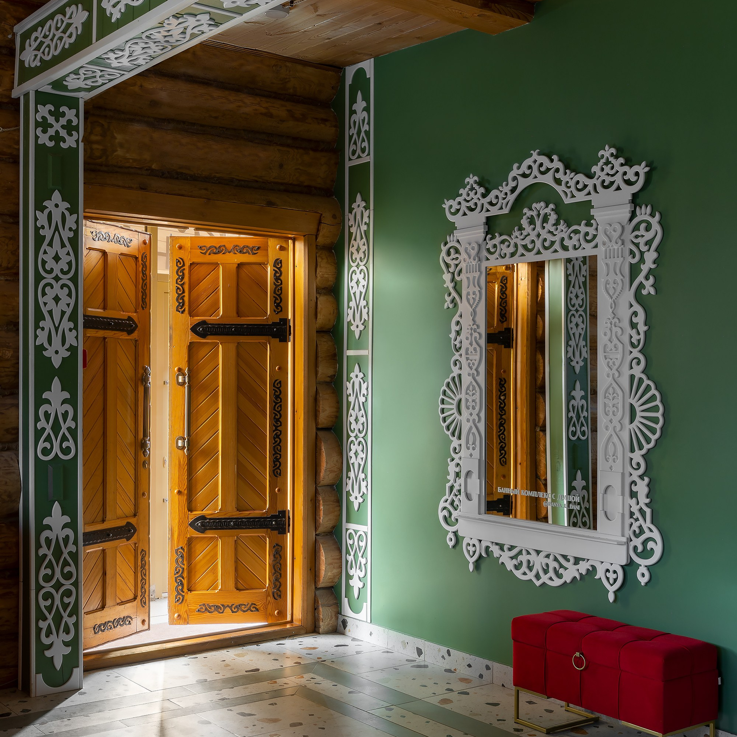 «Баня у Дани» по проекту Алсу Зариповой. Интерьерный фотограф Георгий Трушкин Казань Москва Россия