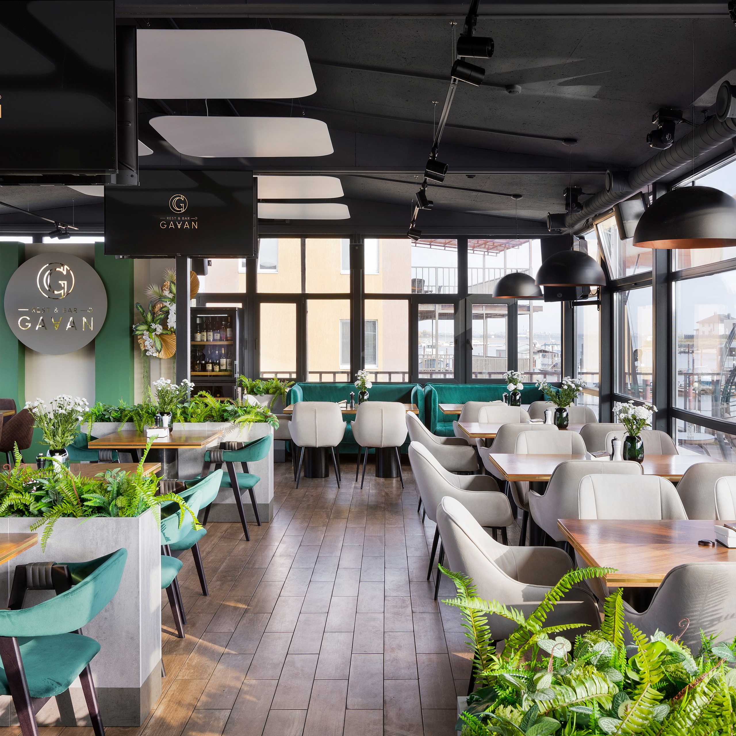 Ресторан Gavan. Интерьерный фотограф Георгий Трушкин Казань Москва Россия