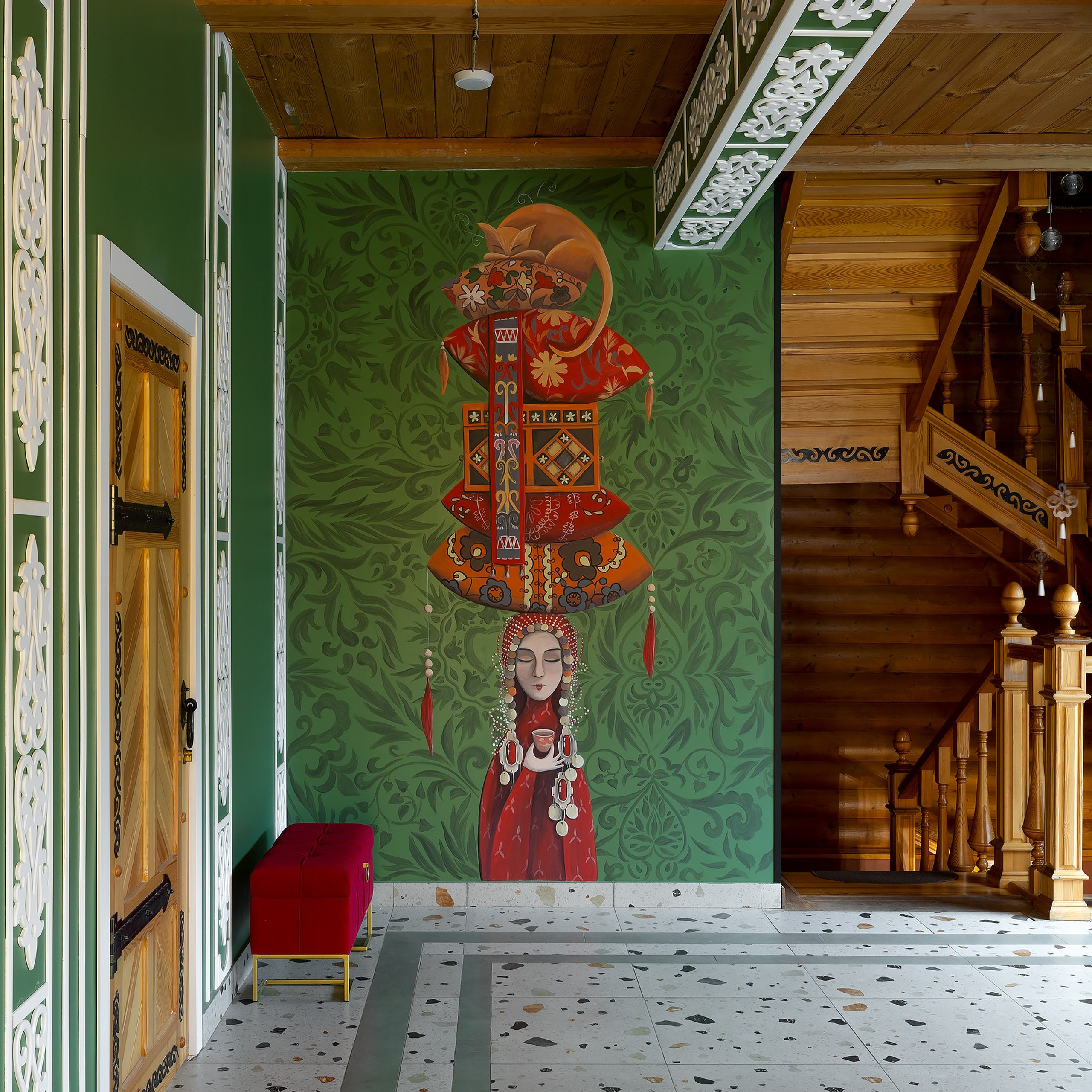 «Баня у Дани» по проекту Алсу Зариповой. Интерьерный фотограф Георгий Трушкин Казань Москва Россия