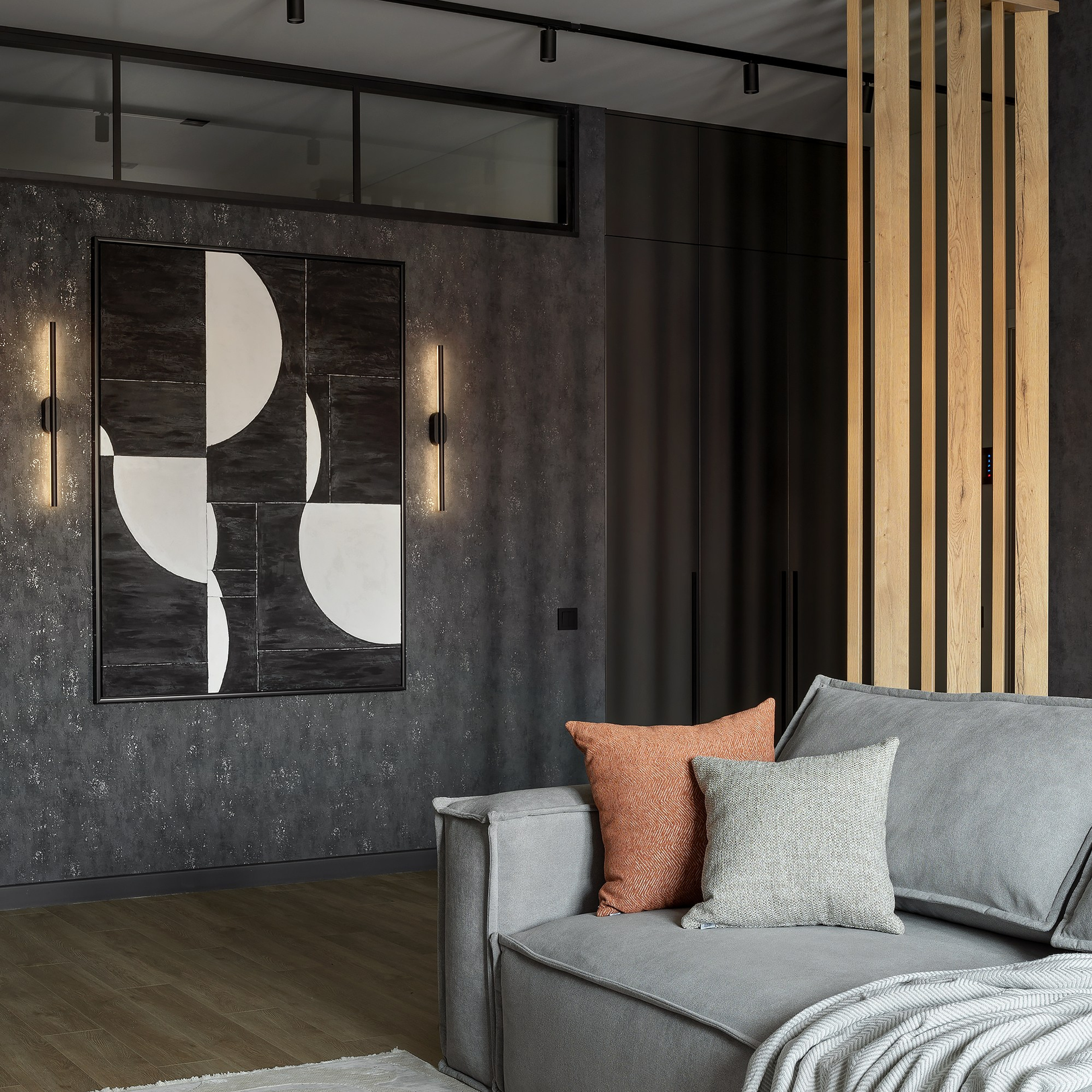 Квартира по проекту Алсу Зариповой. Интерьерный фотограф Георгий Трушкин Казань Москва Россия