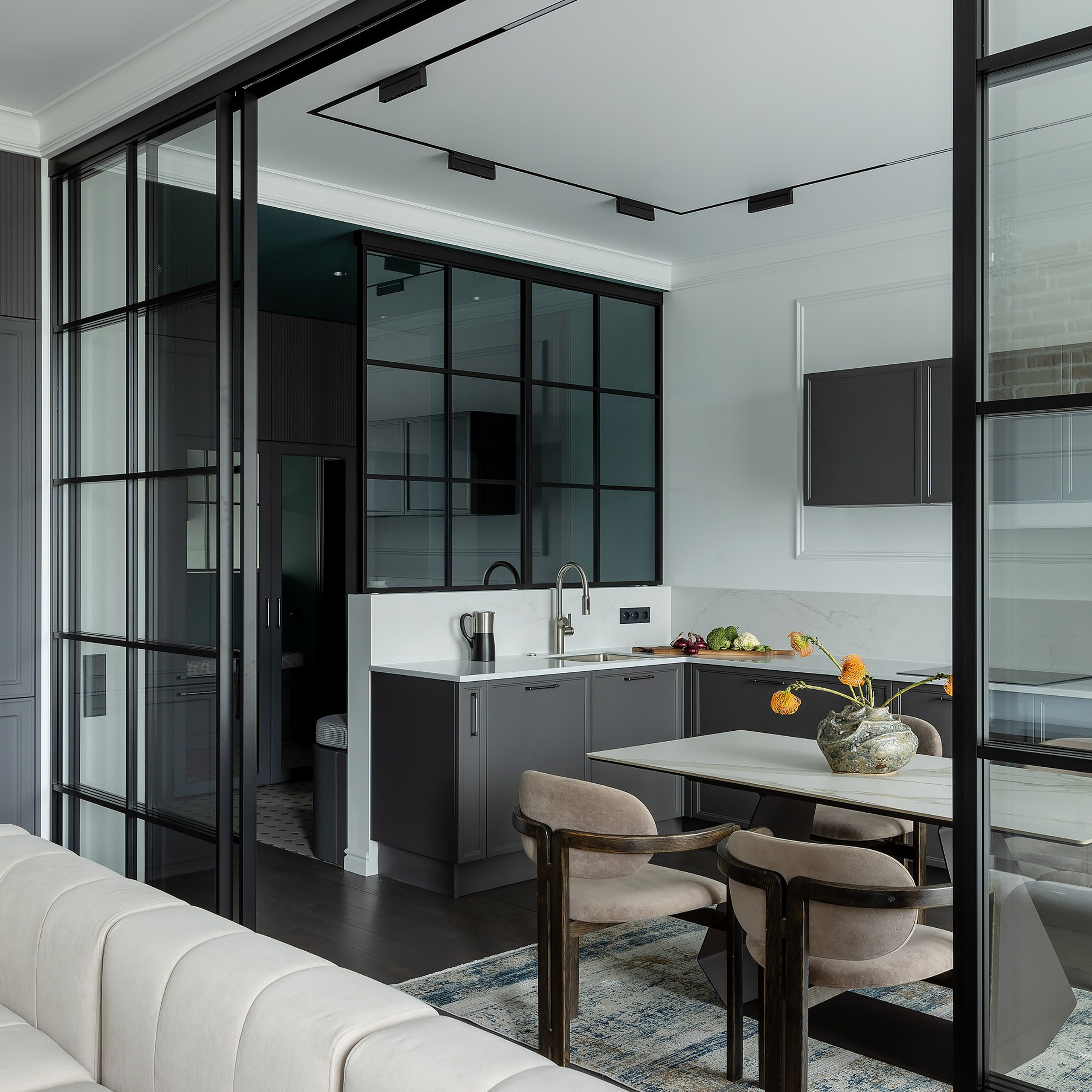 Квартира в ЖК «Свобода» по проекту MelioRem. Интерьерный фотограф Георгий Трушкин Казань Москва Россия