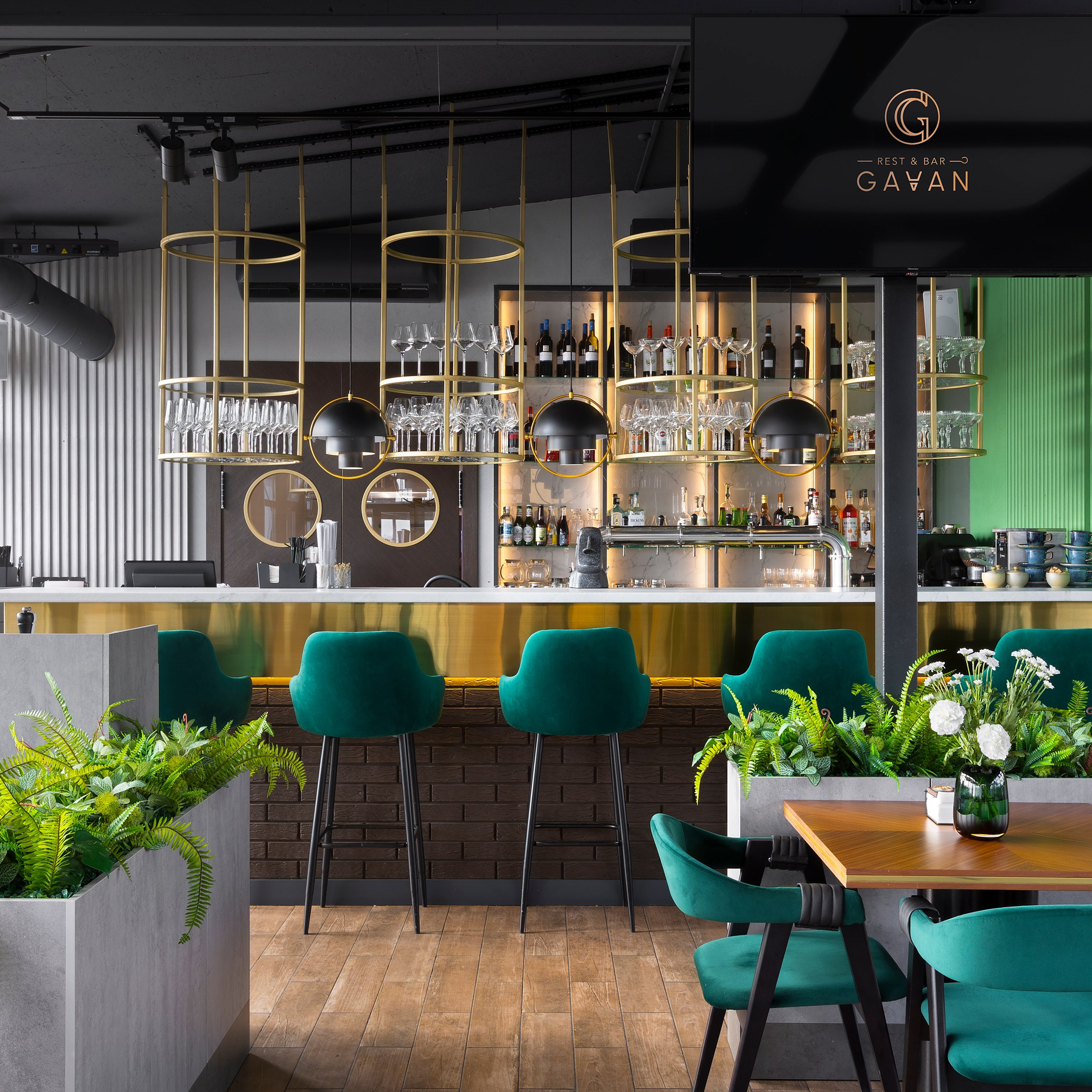 Ресторан Gavan. Интерьерный фотограф Георгий Трушкин Казань Москва Россия