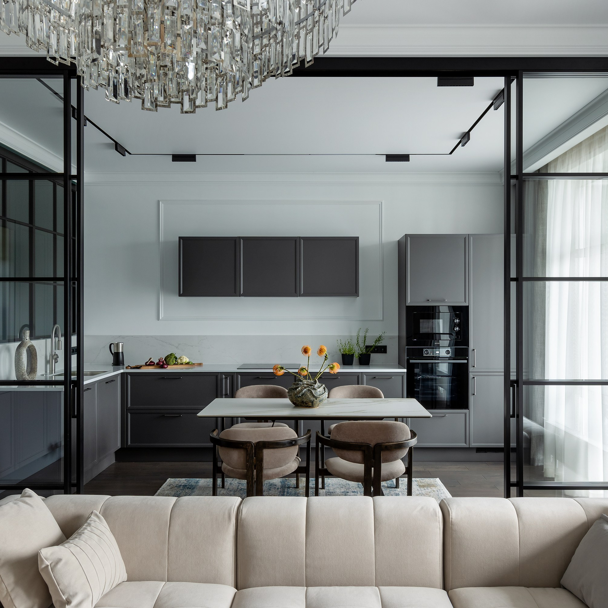 Квартира в ЖК «Свобода» по проекту MelioRem. Интерьерный фотограф Георгий Трушкин Казань Москва Россия