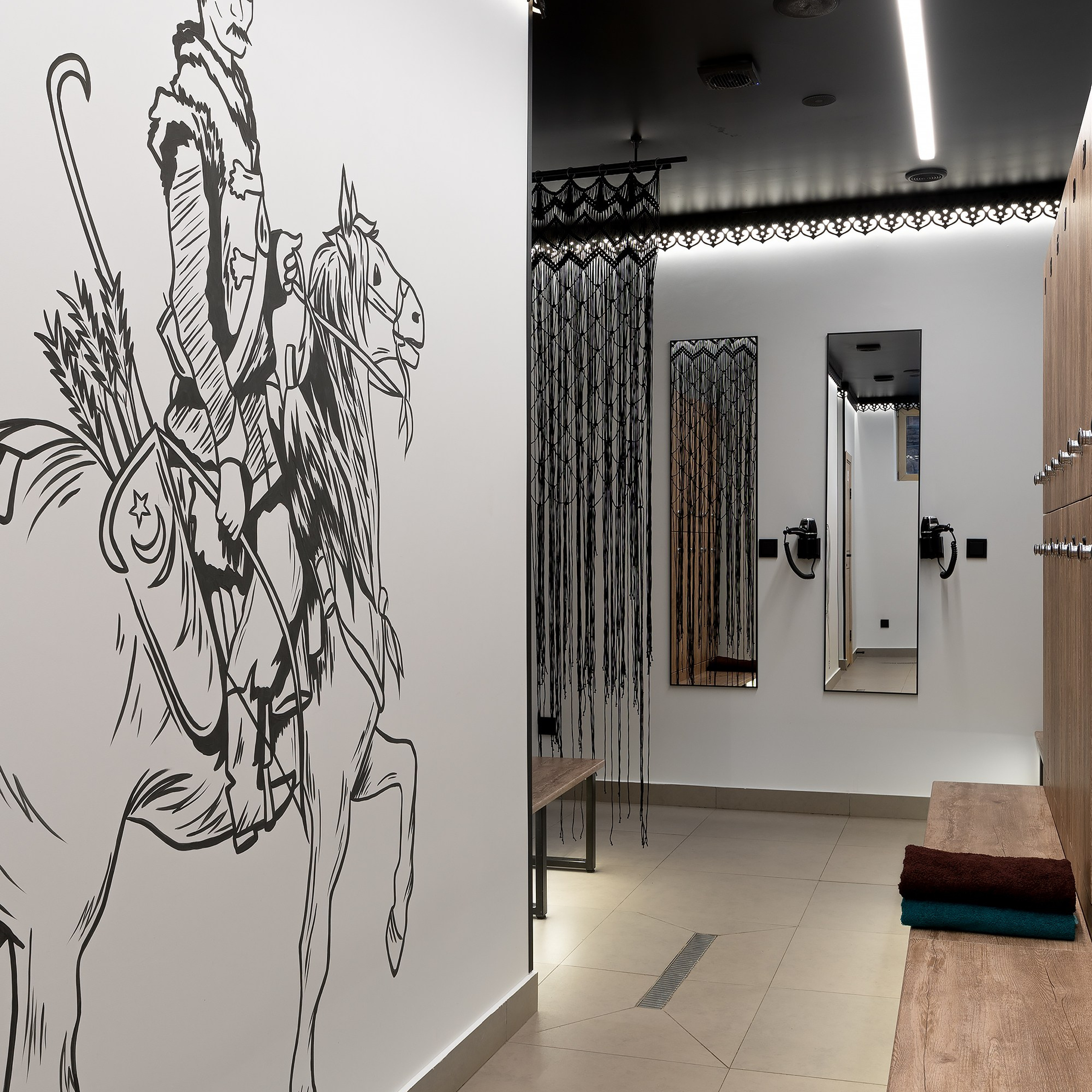 «Баня у Дани» по проекту Алсу Зариповой. Интерьерный фотограф Георгий Трушкин Казань Москва Россия