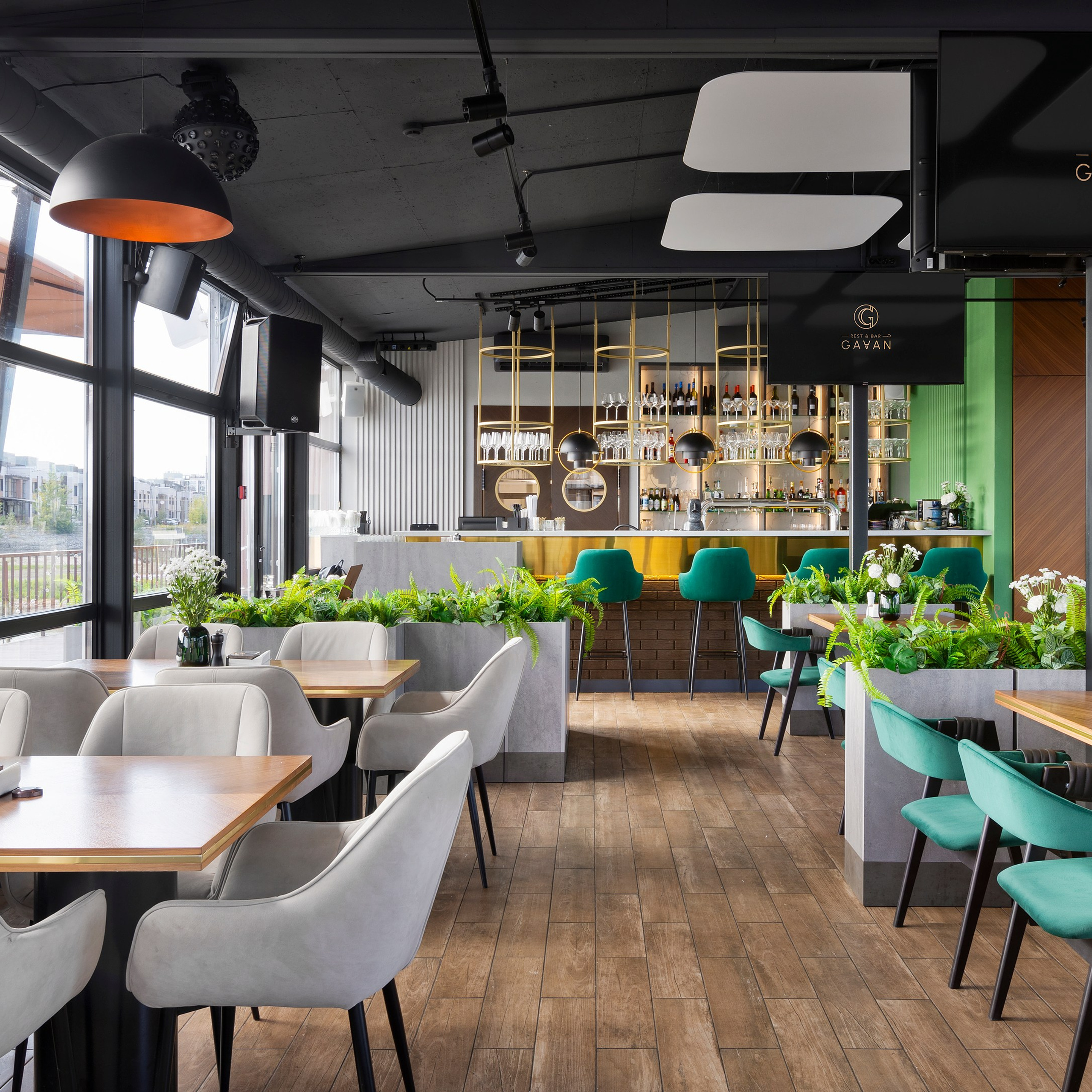 Ресторан Gavan. Интерьерный фотограф Георгий Трушкин Казань Москва Россия