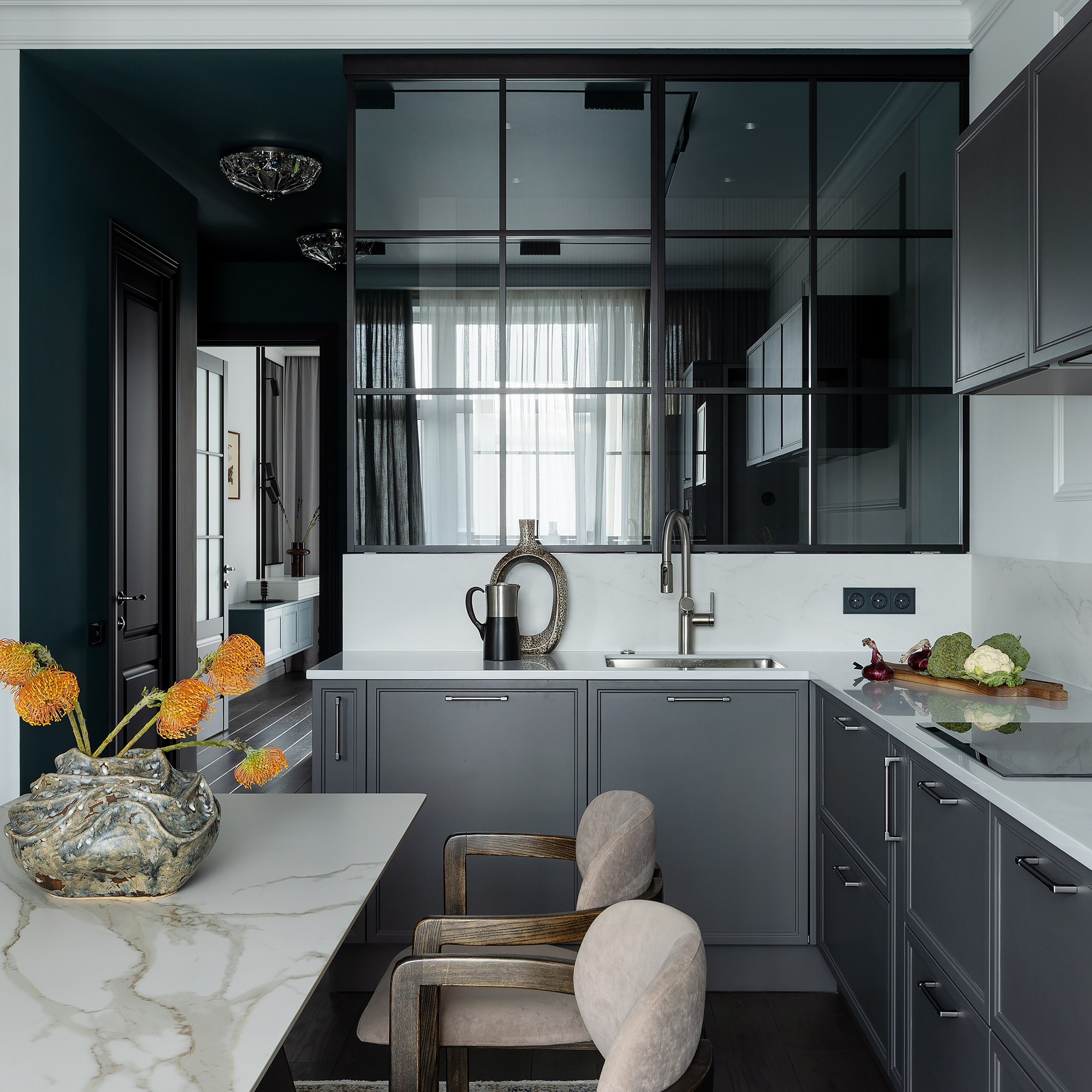 Квартира в ЖК «Свобода» по проекту MelioRem. Интерьерный фотограф Георгий Трушкин Казань Москва Россия