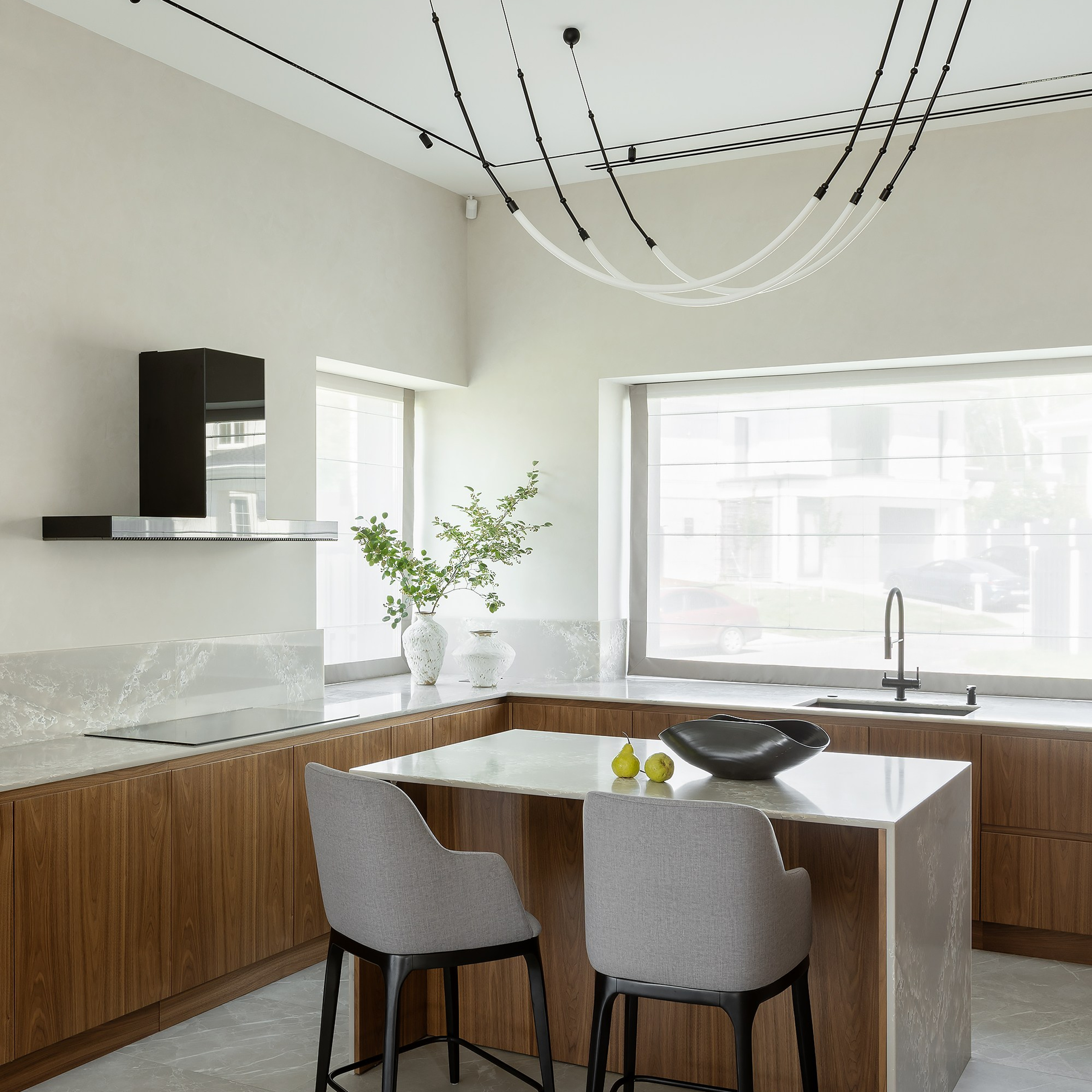 Дом по проекту Натальи Карагодиной. Интерьерный фотограф Георгий Трушкин Казань Москва Россия