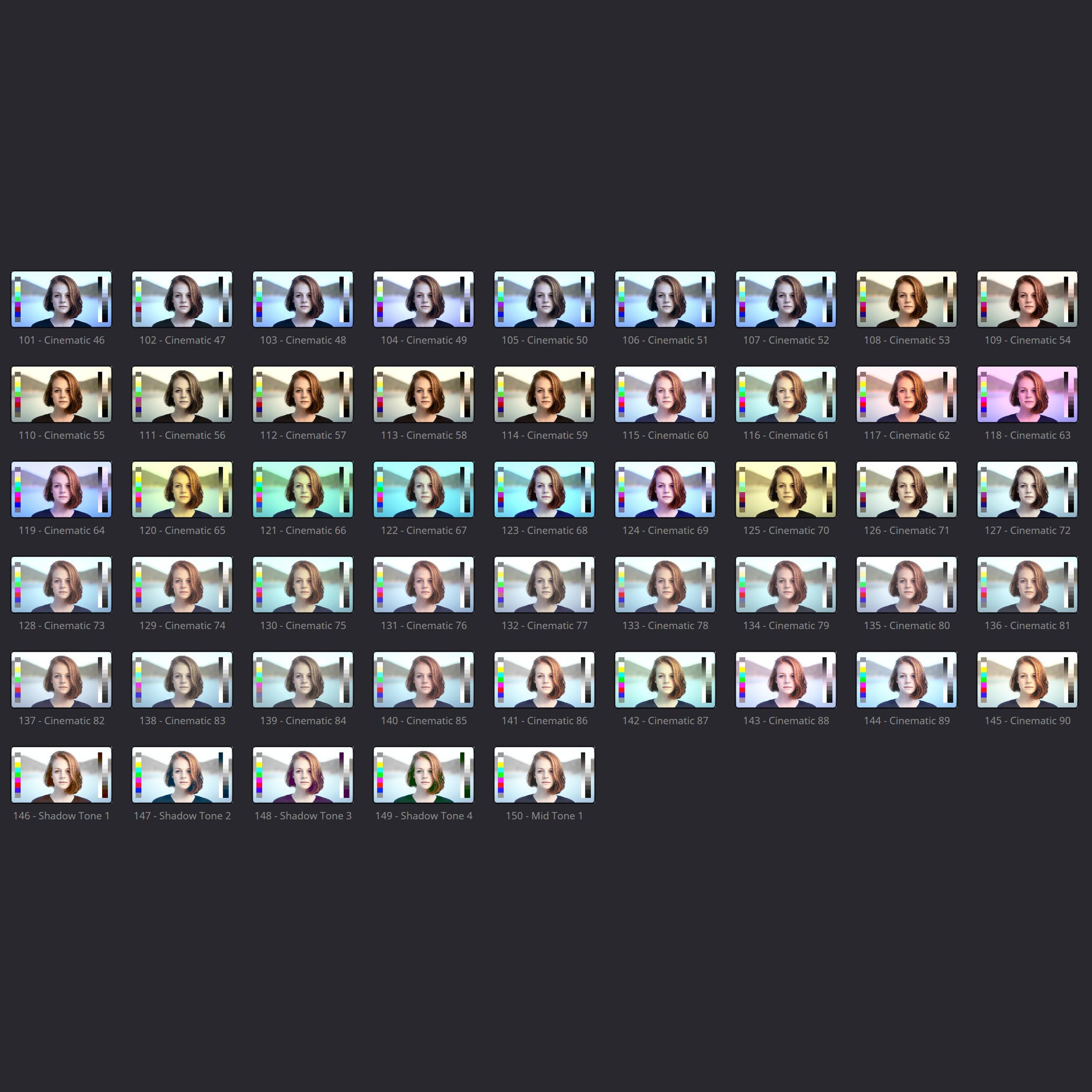 DaVinci Resolve LUT's Pack #3
