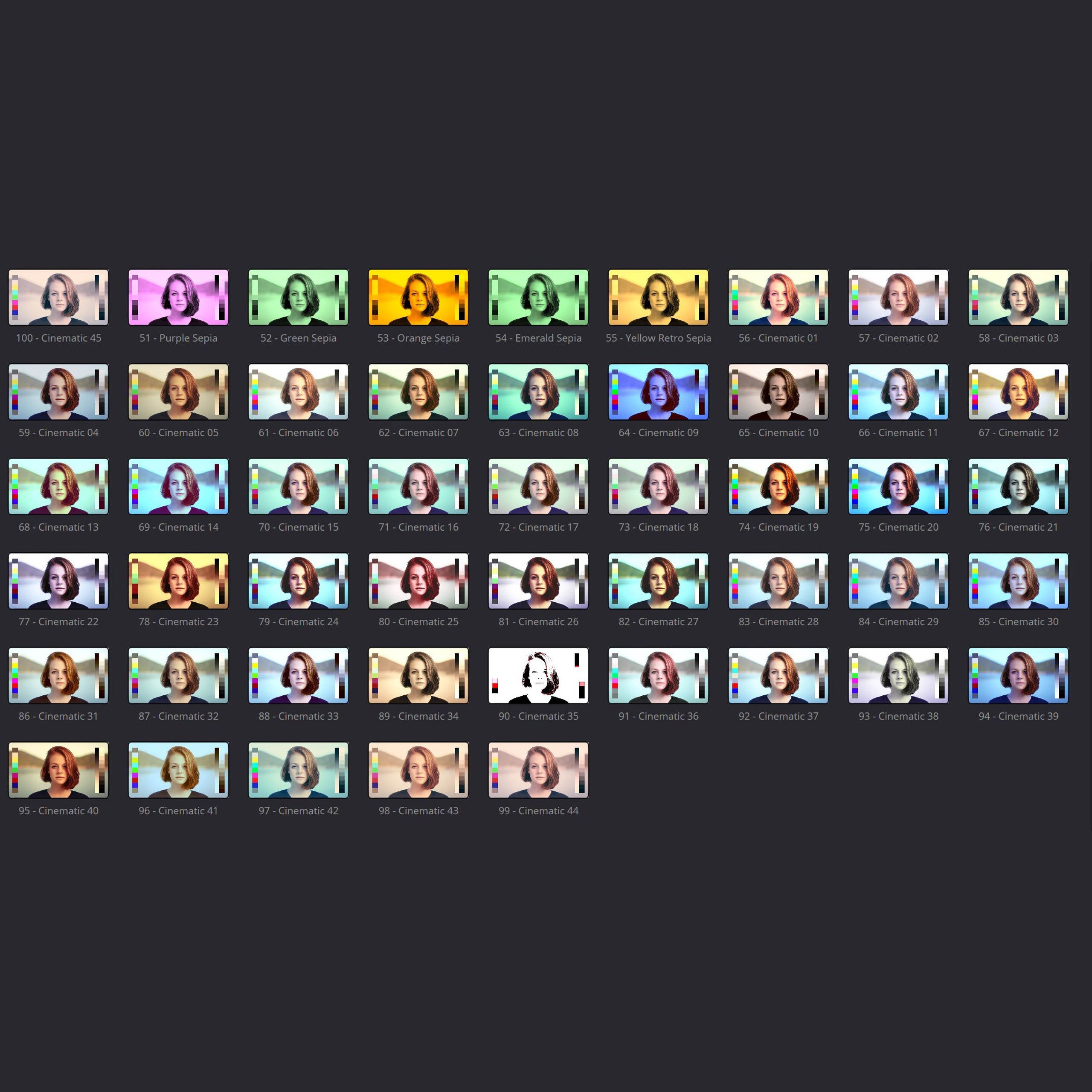 DaVinci Resolve LUT's Pack #2