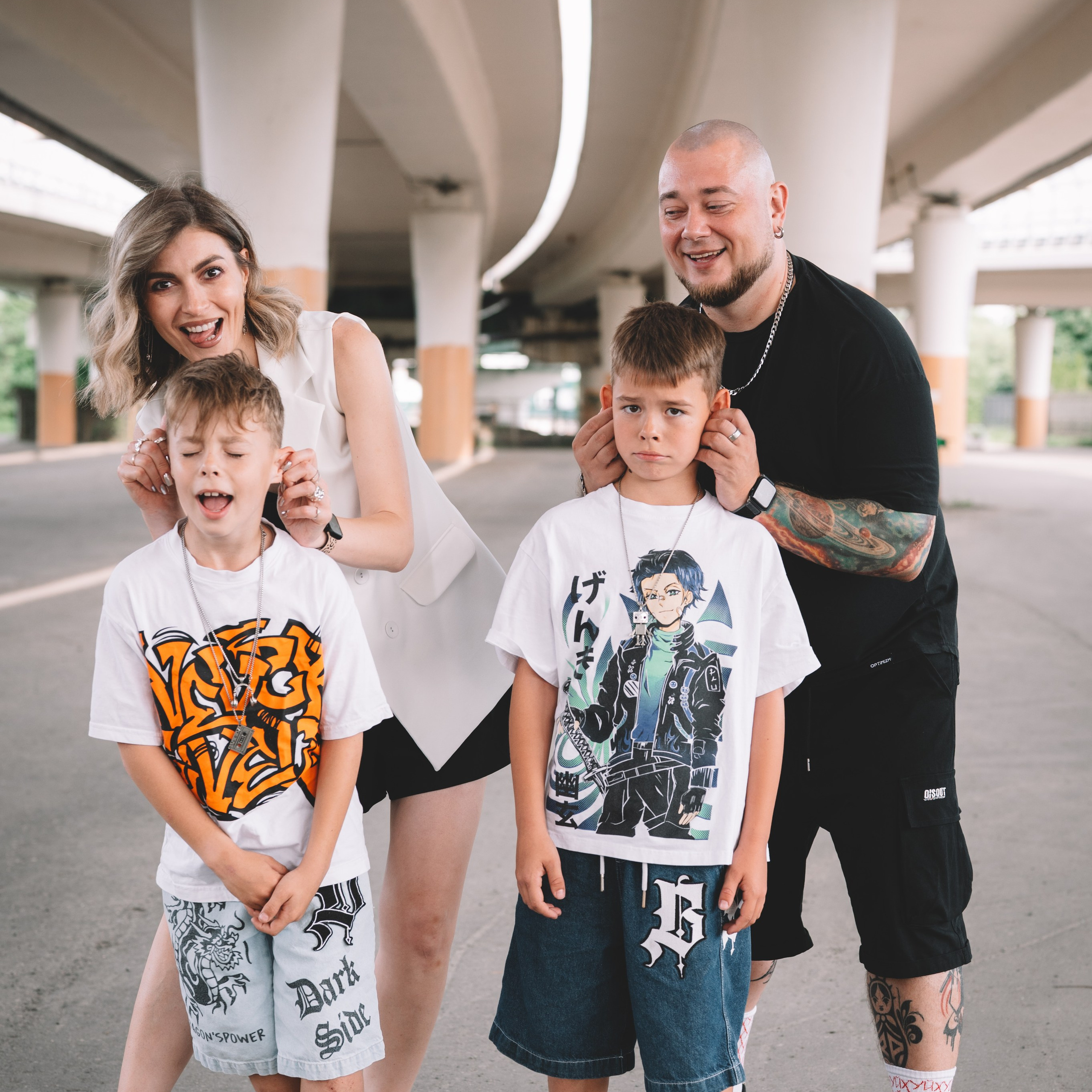 Сережа, Таня, Тимофей и Максим