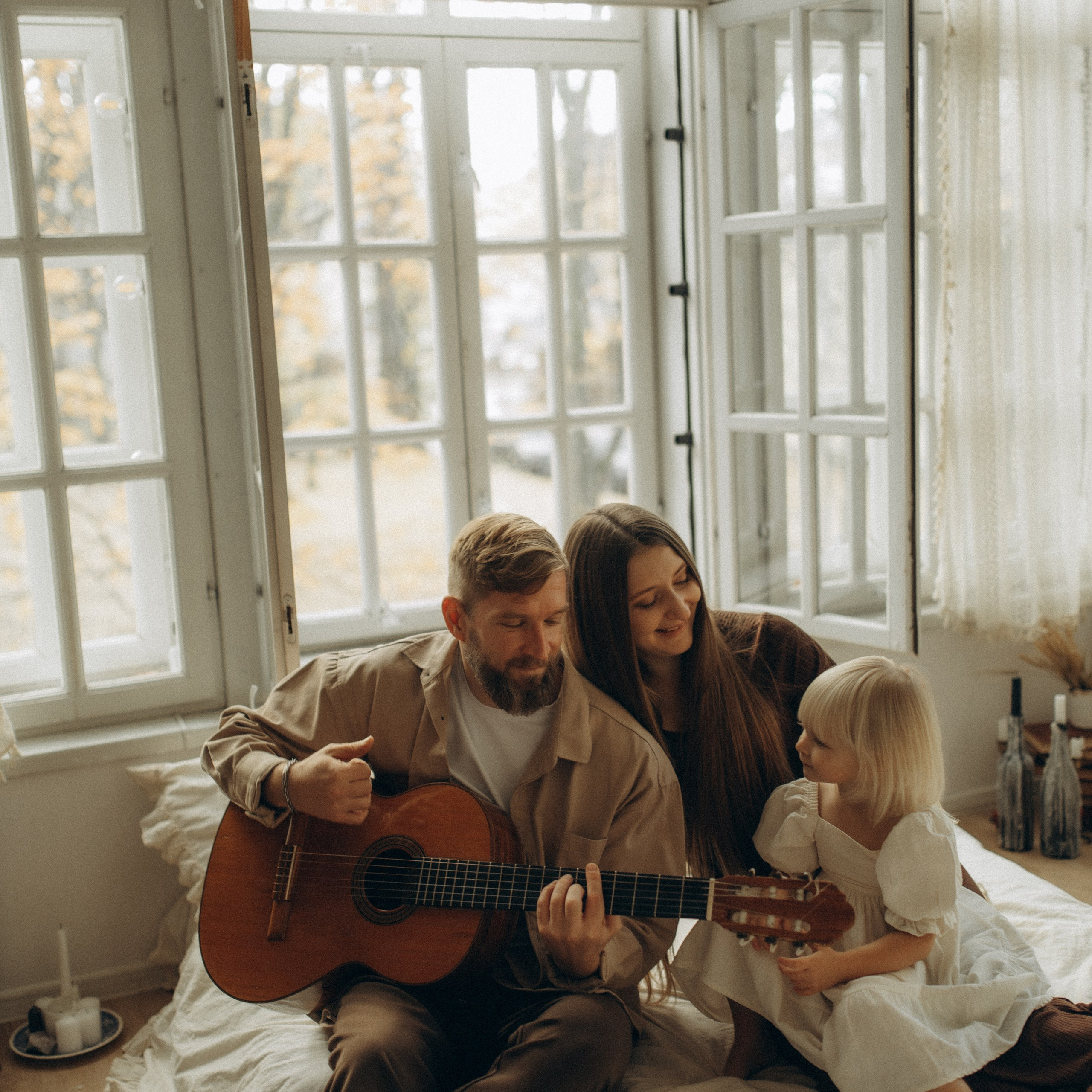 Сергей, Ангелина и Есения