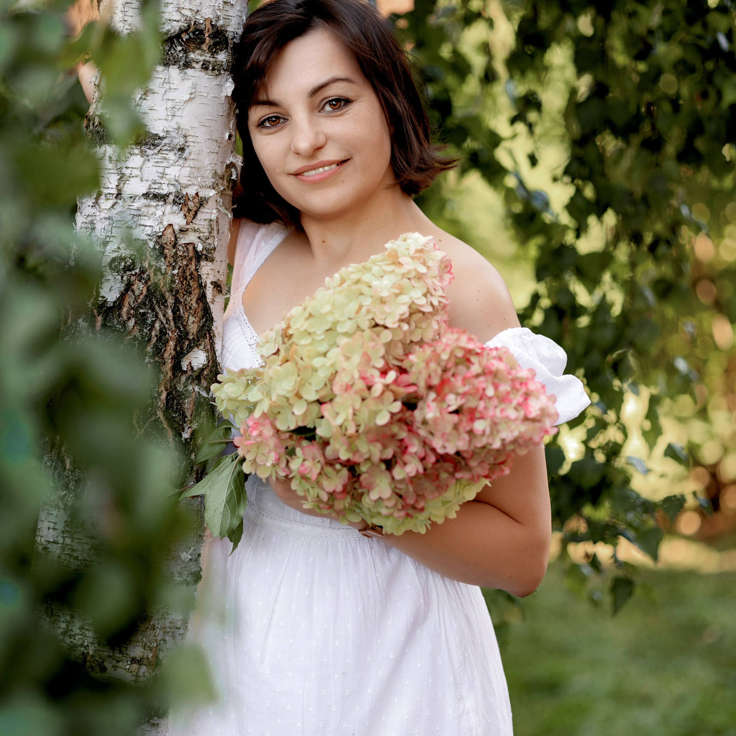 В саду гортензий