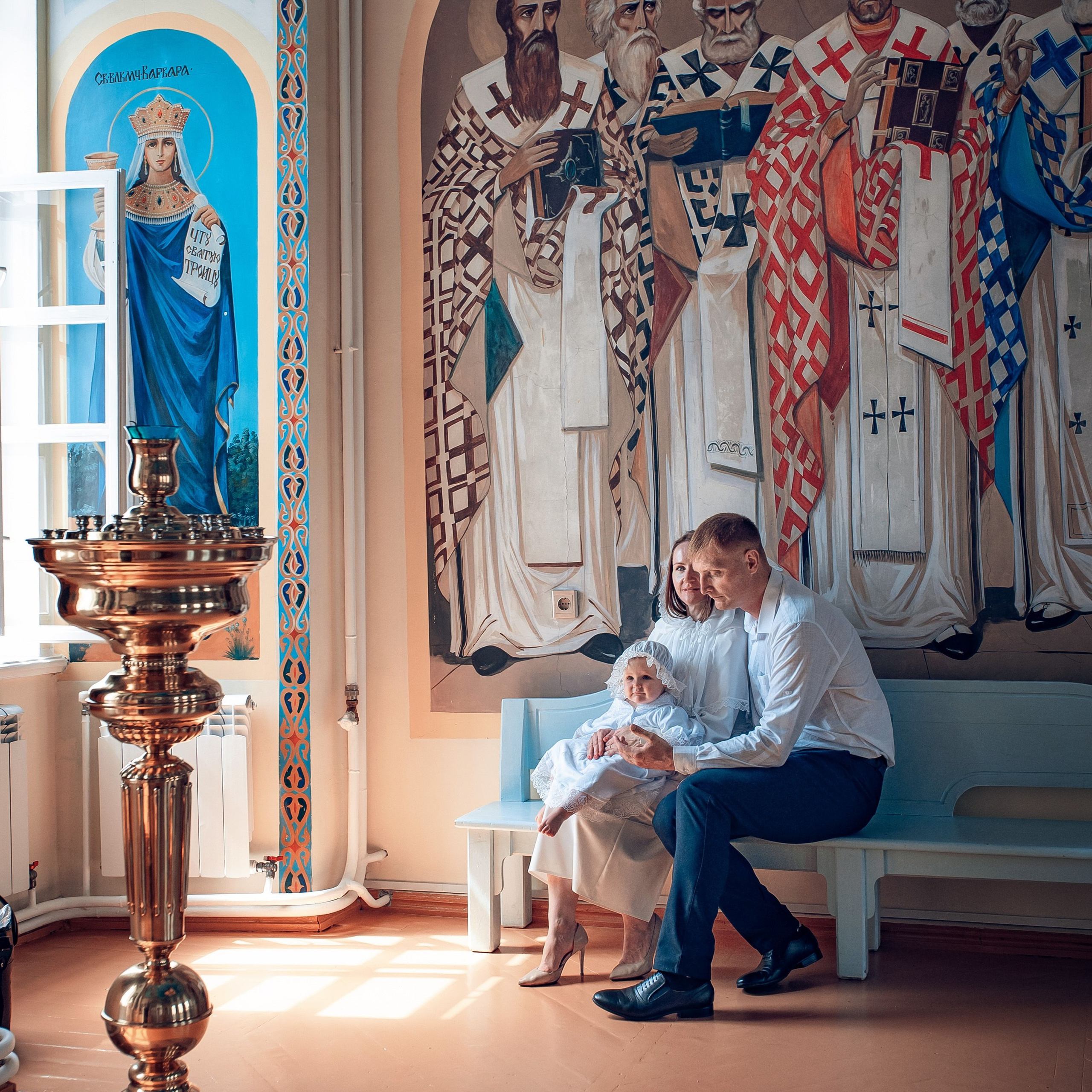 Крещение Дарины в храме святого апостола евангелиста Иоанна Богослова