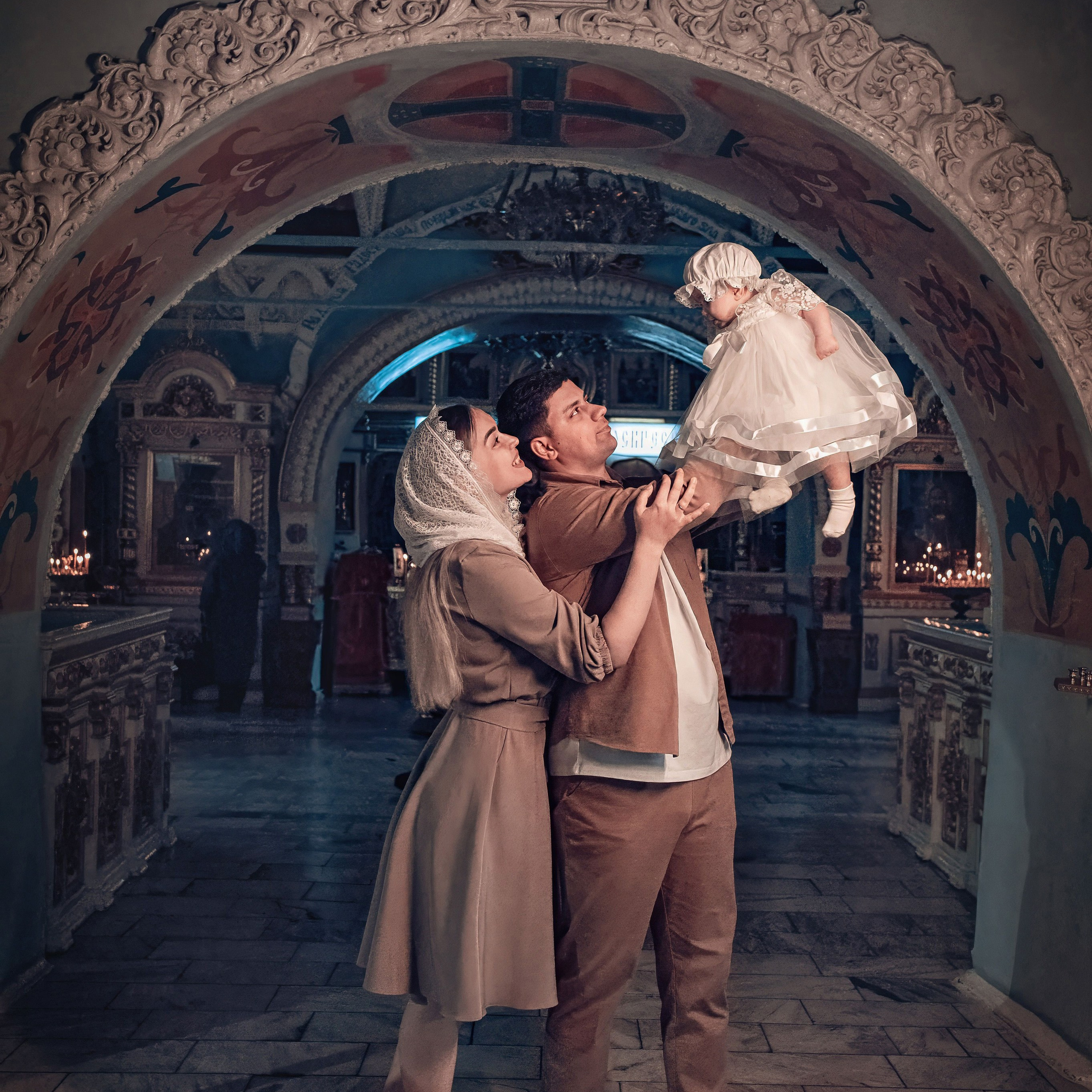 Крещение Ксении в Покровском кафедральном соборе