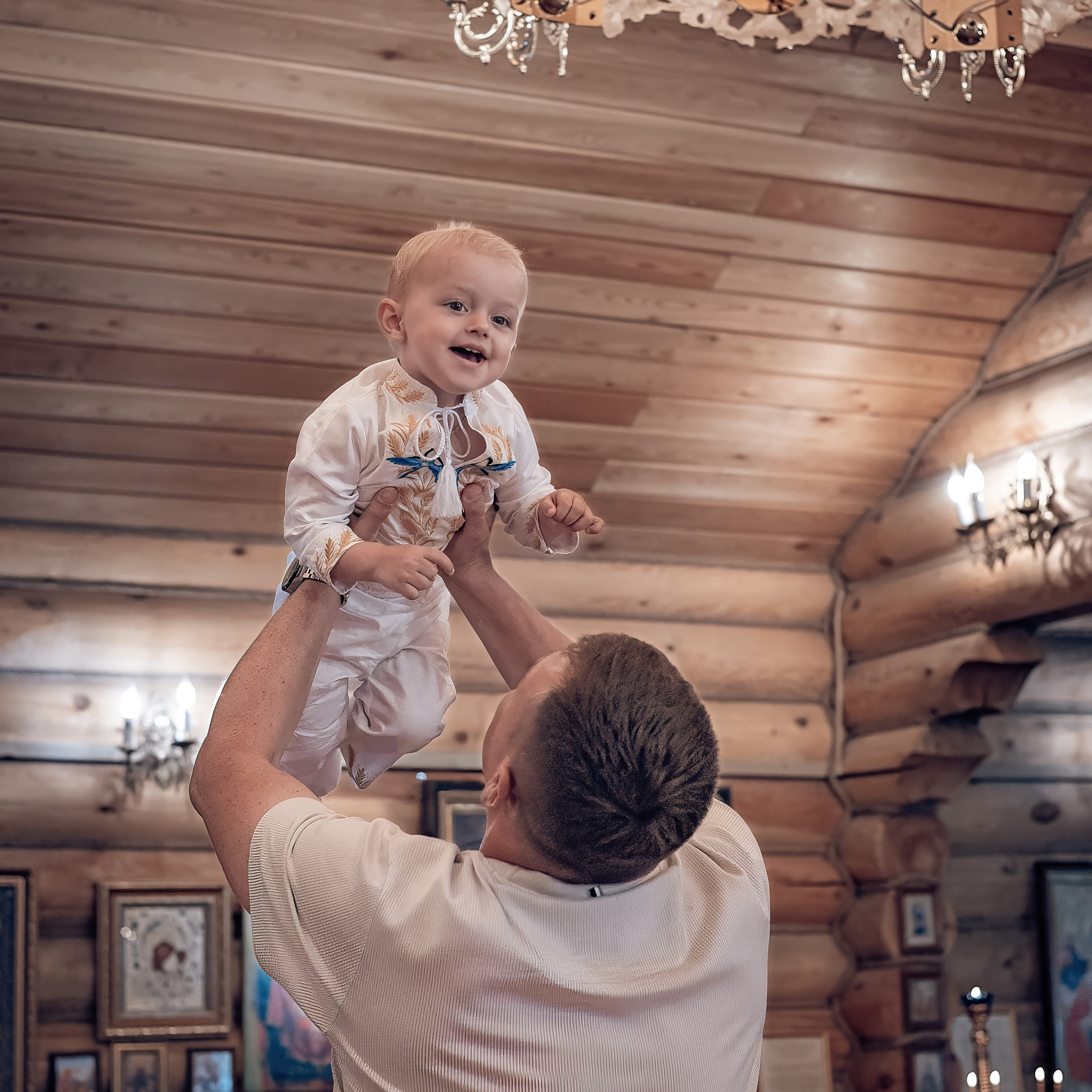 Крещение Витюши в храме священномученника Амфилохия