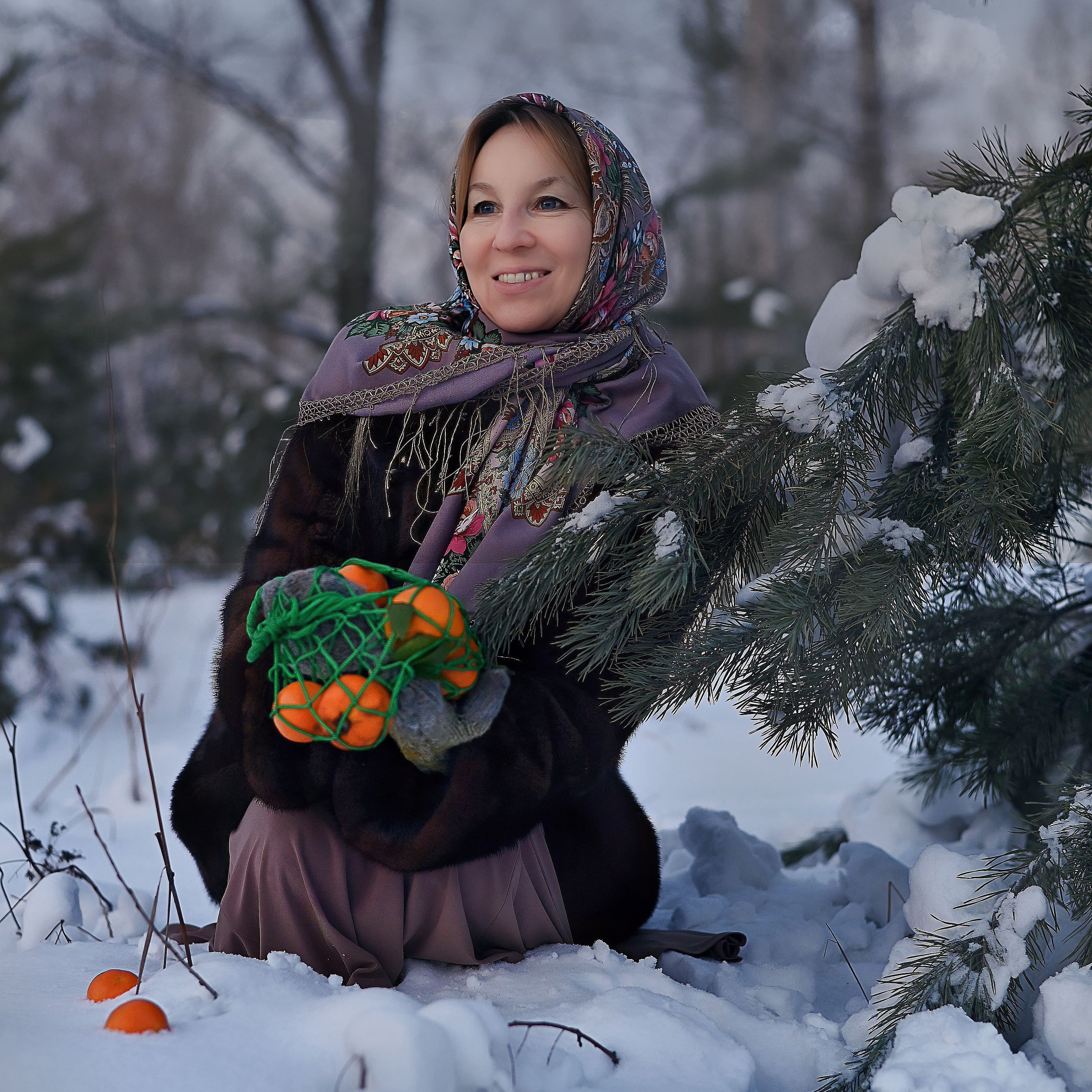 Лесная новогодняя