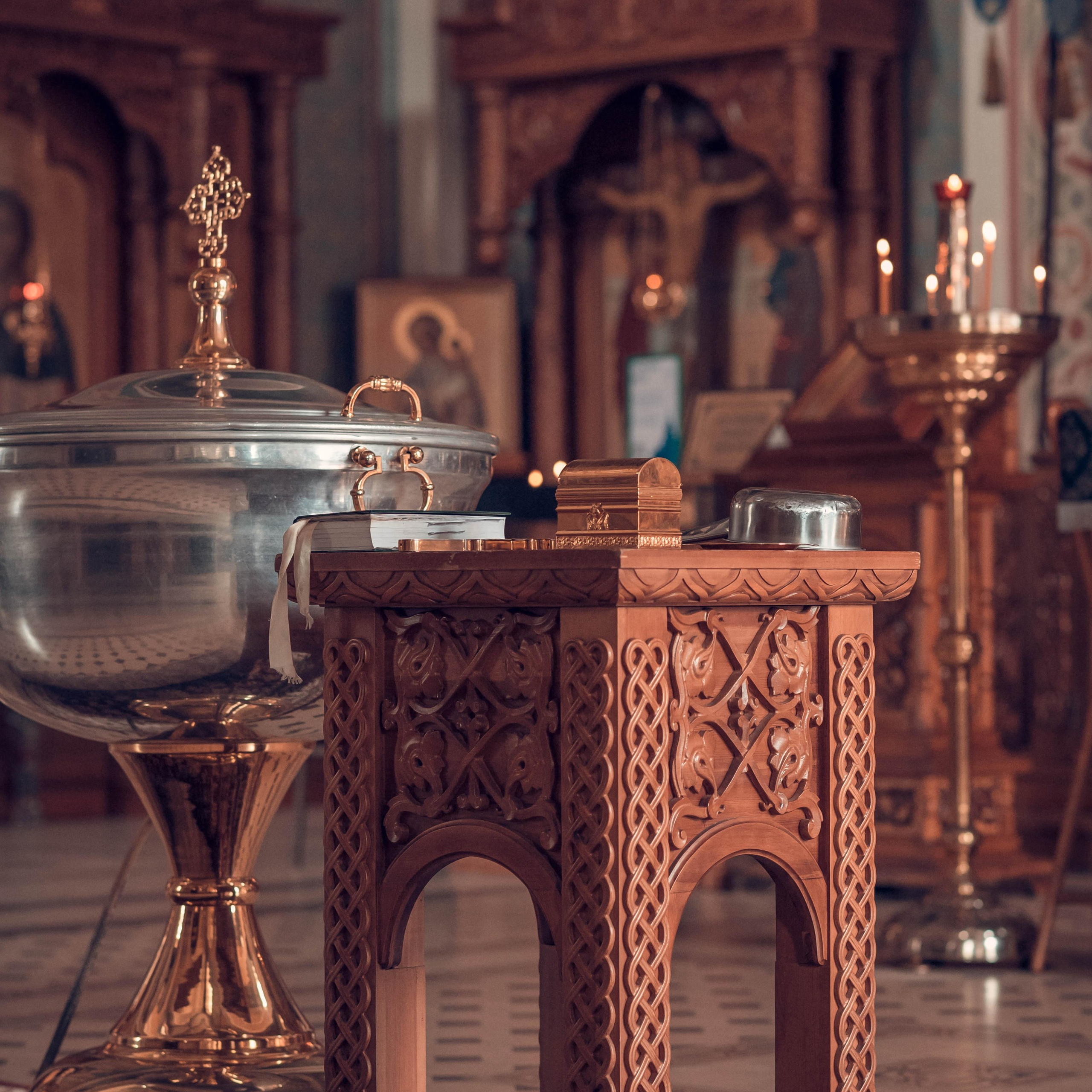 Крещение Ангелины в храме Иоанна Предтечи