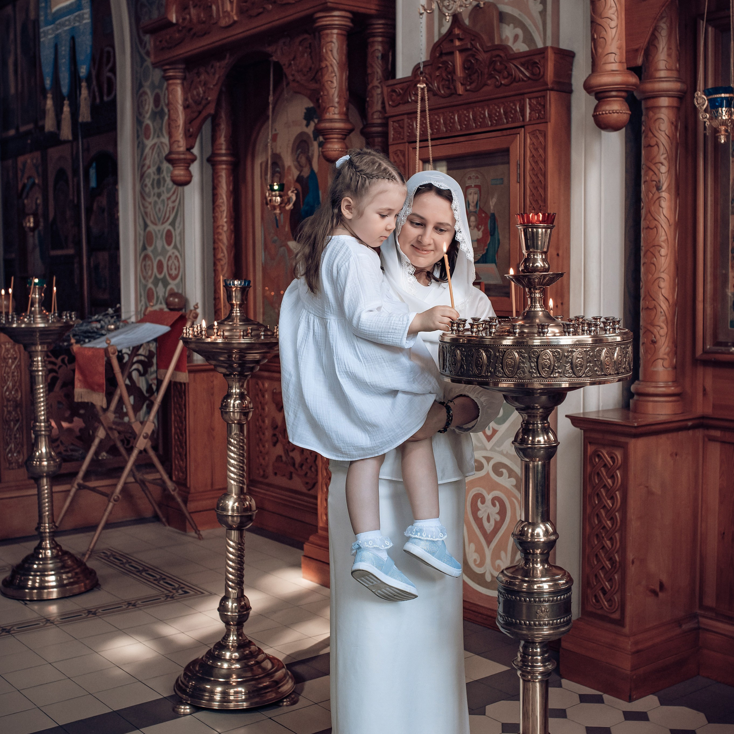 Крещение Авроры в храме Иоанна Предтечи