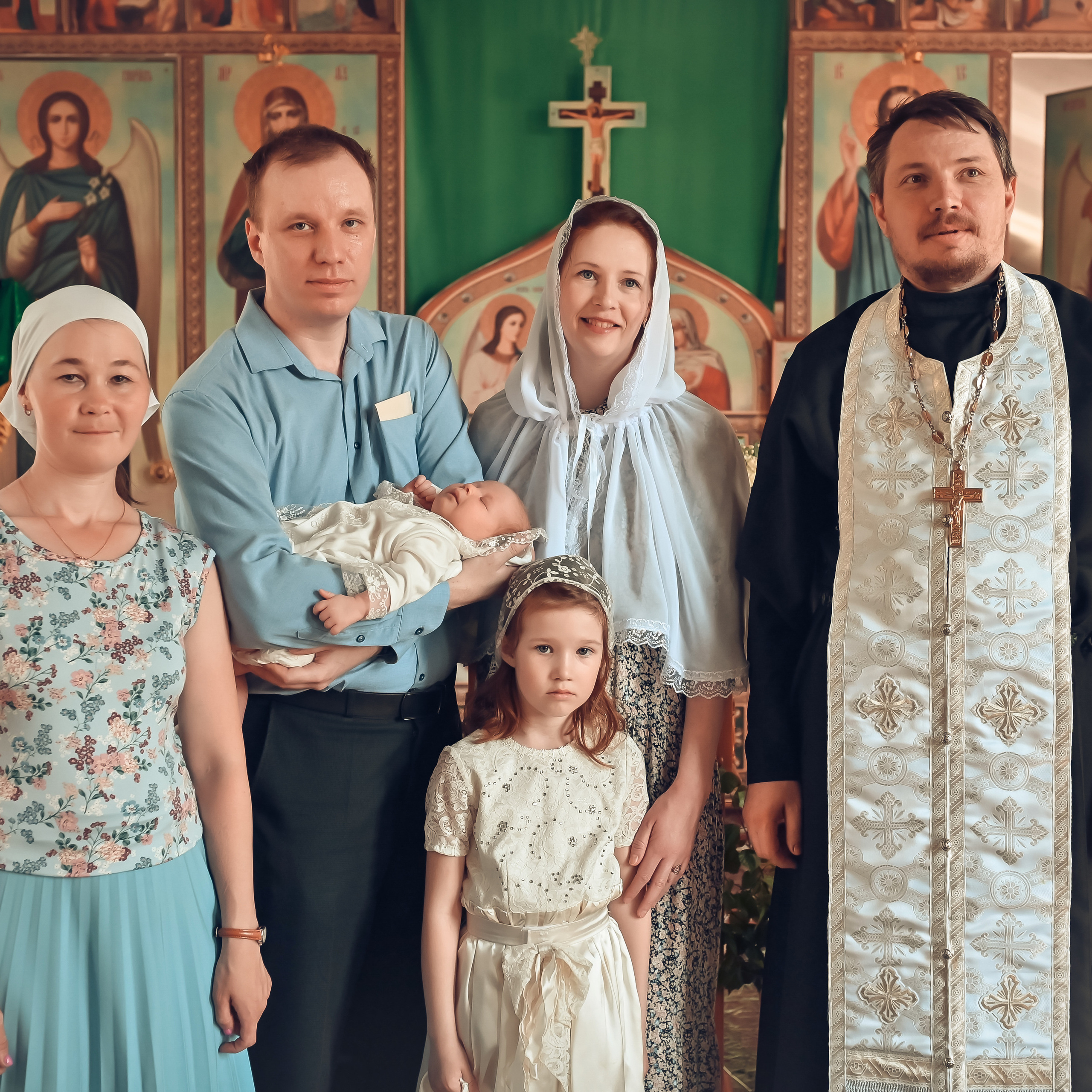 Крещение Лукии храме Апостола Андрея Первозванного