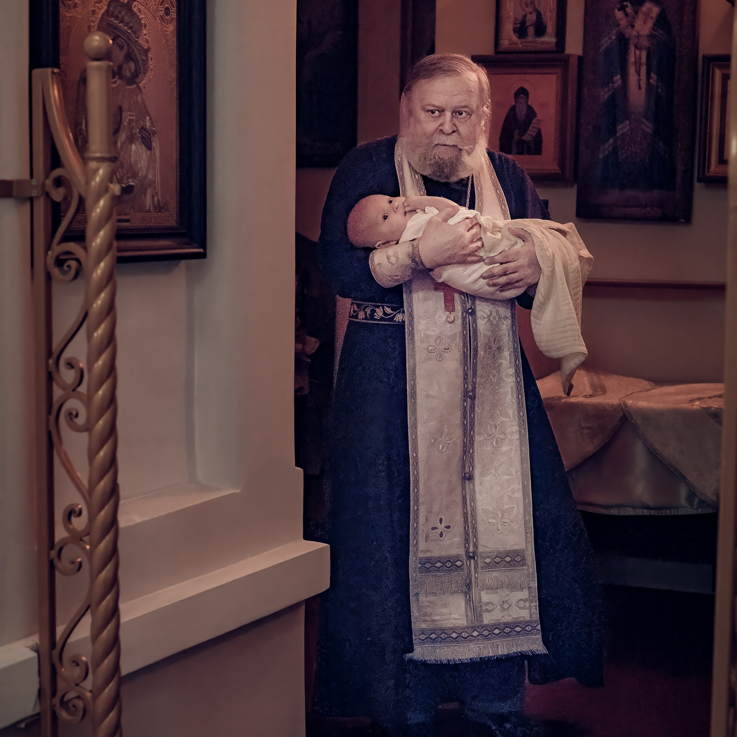 Крещение Матвея в храме Михаила Архангела