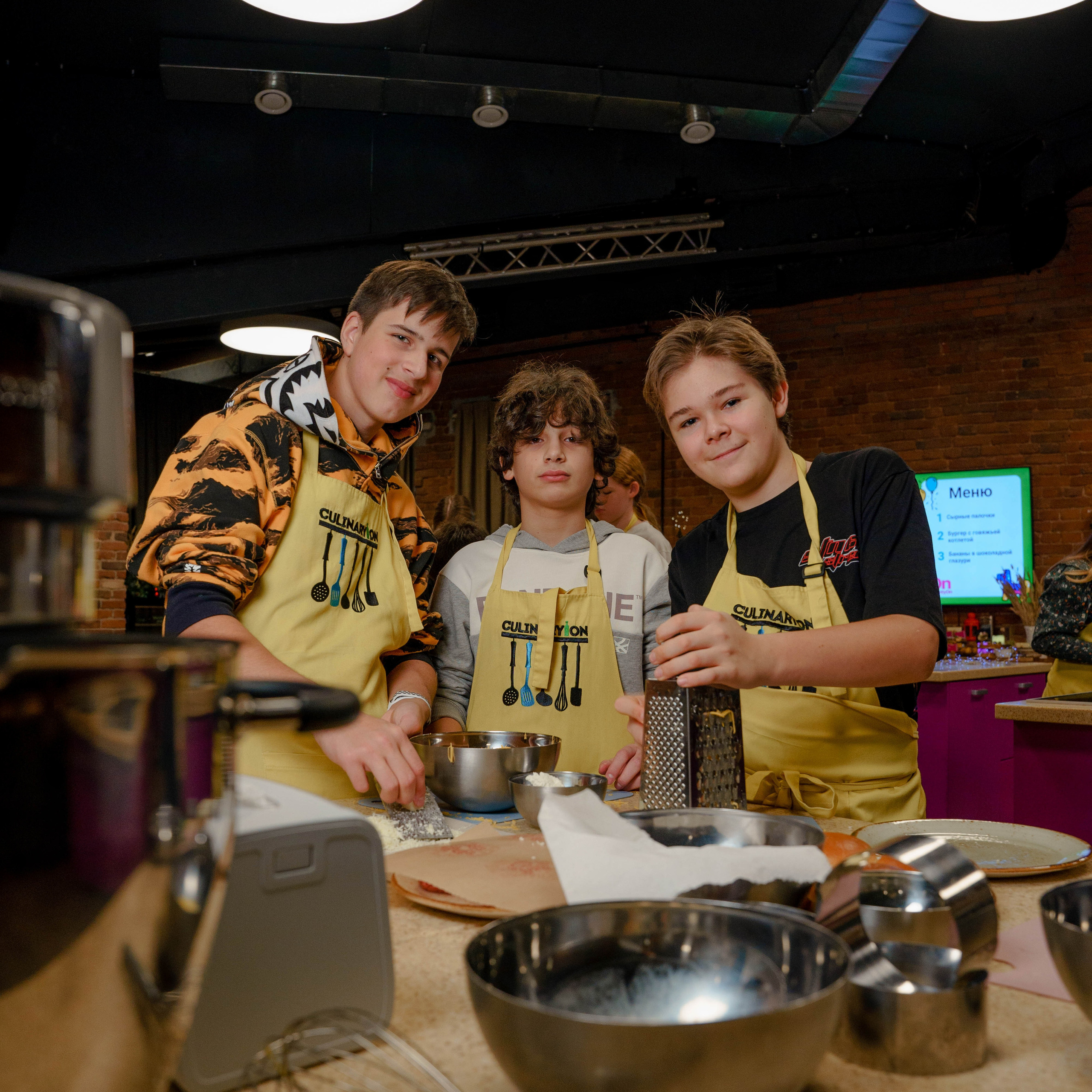 День рождения в кулинарной студии