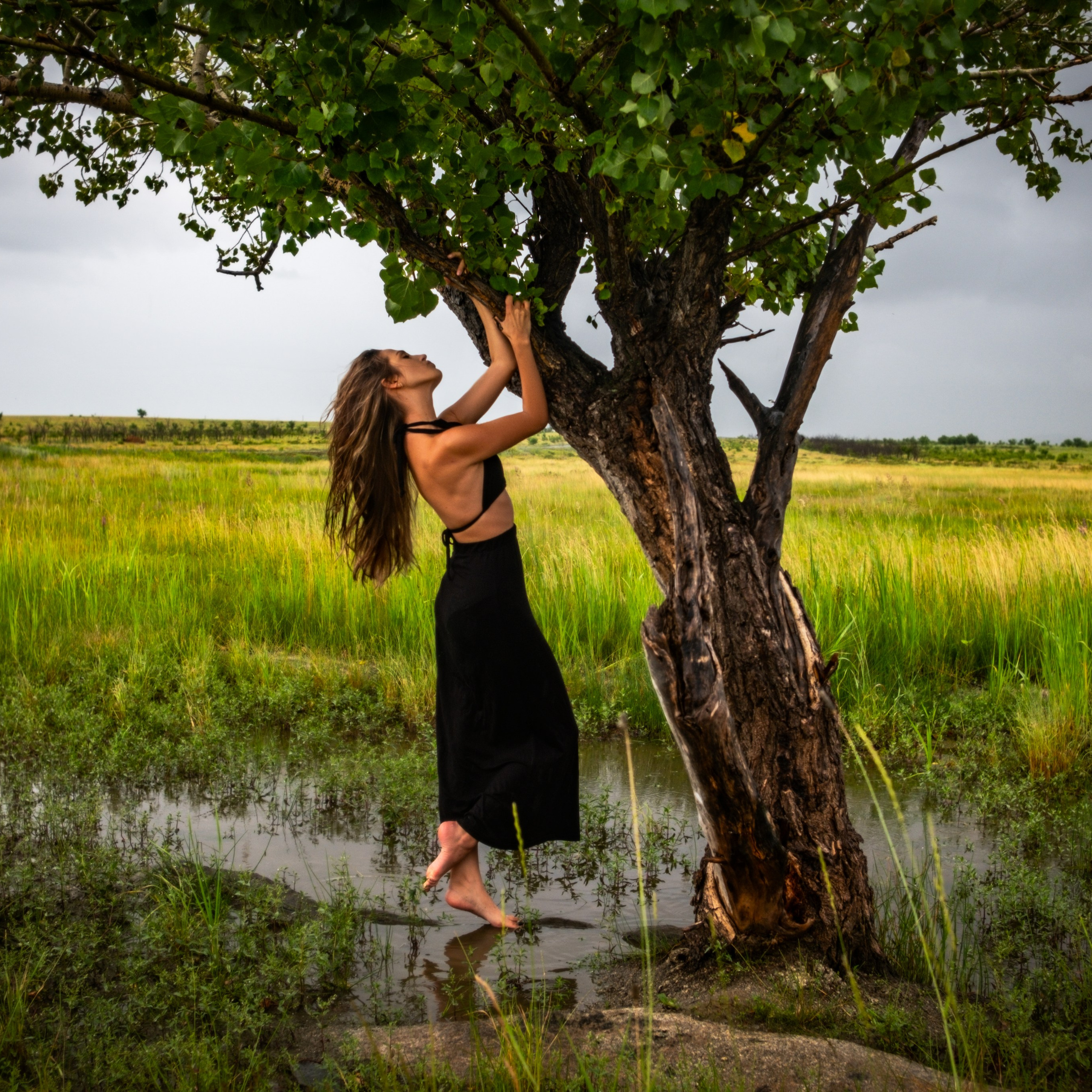 Алина на природе