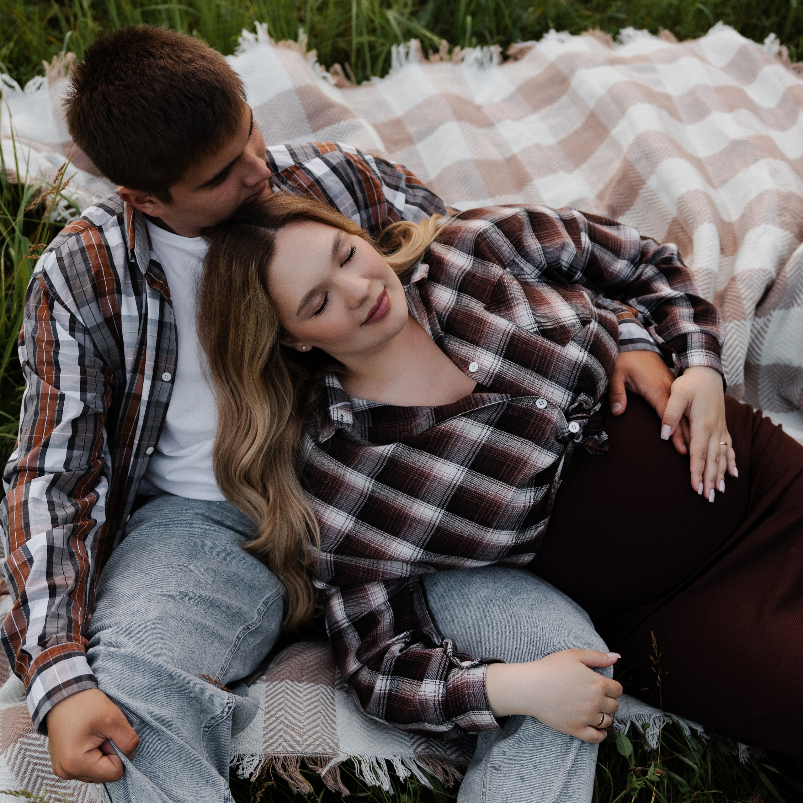 Парная съемка на природе