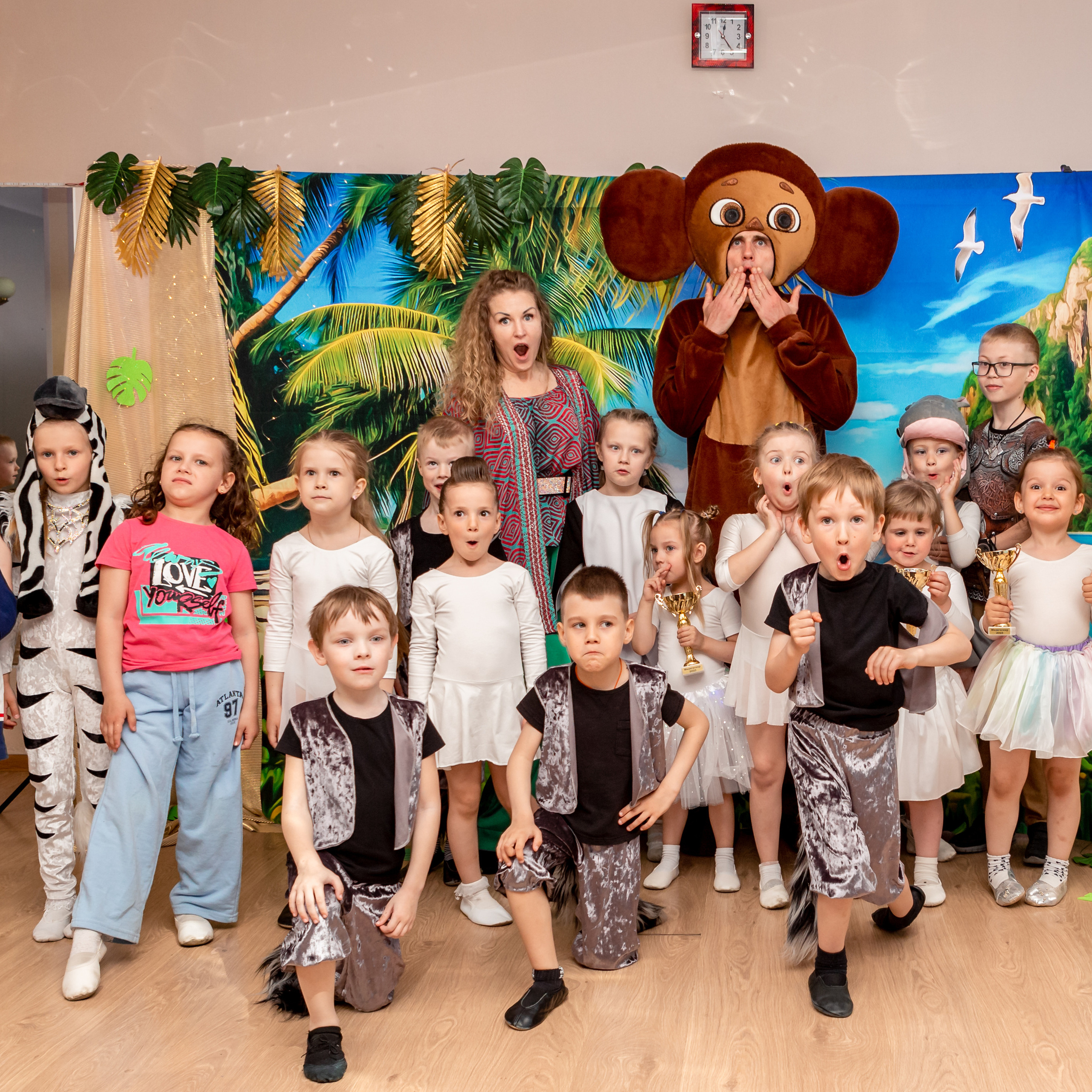 Фотосъемка детского праздника_МАДАГАСКАР