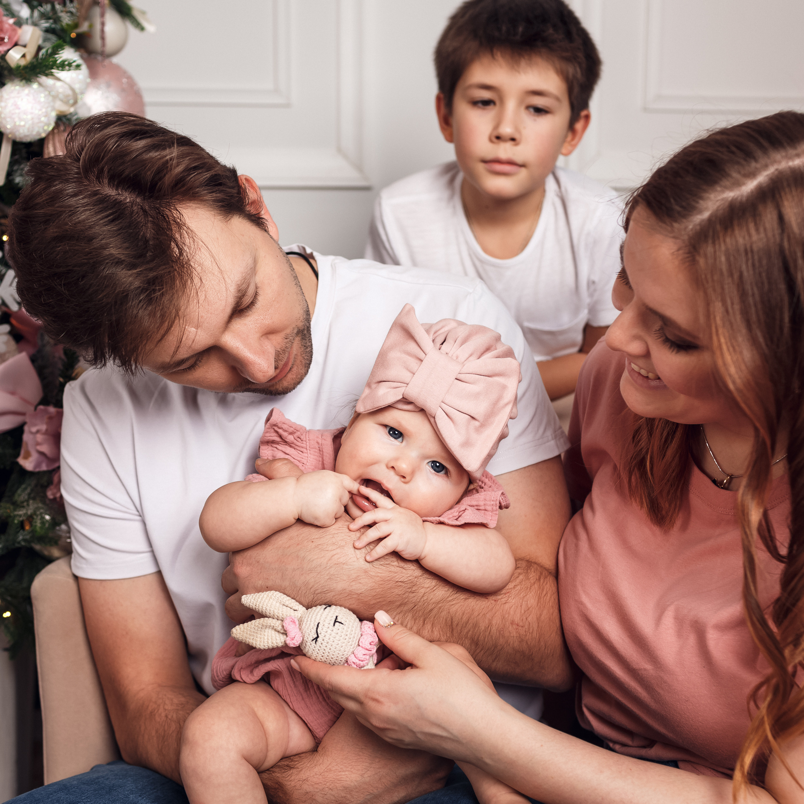 Новогодняя история в розовом цвете)