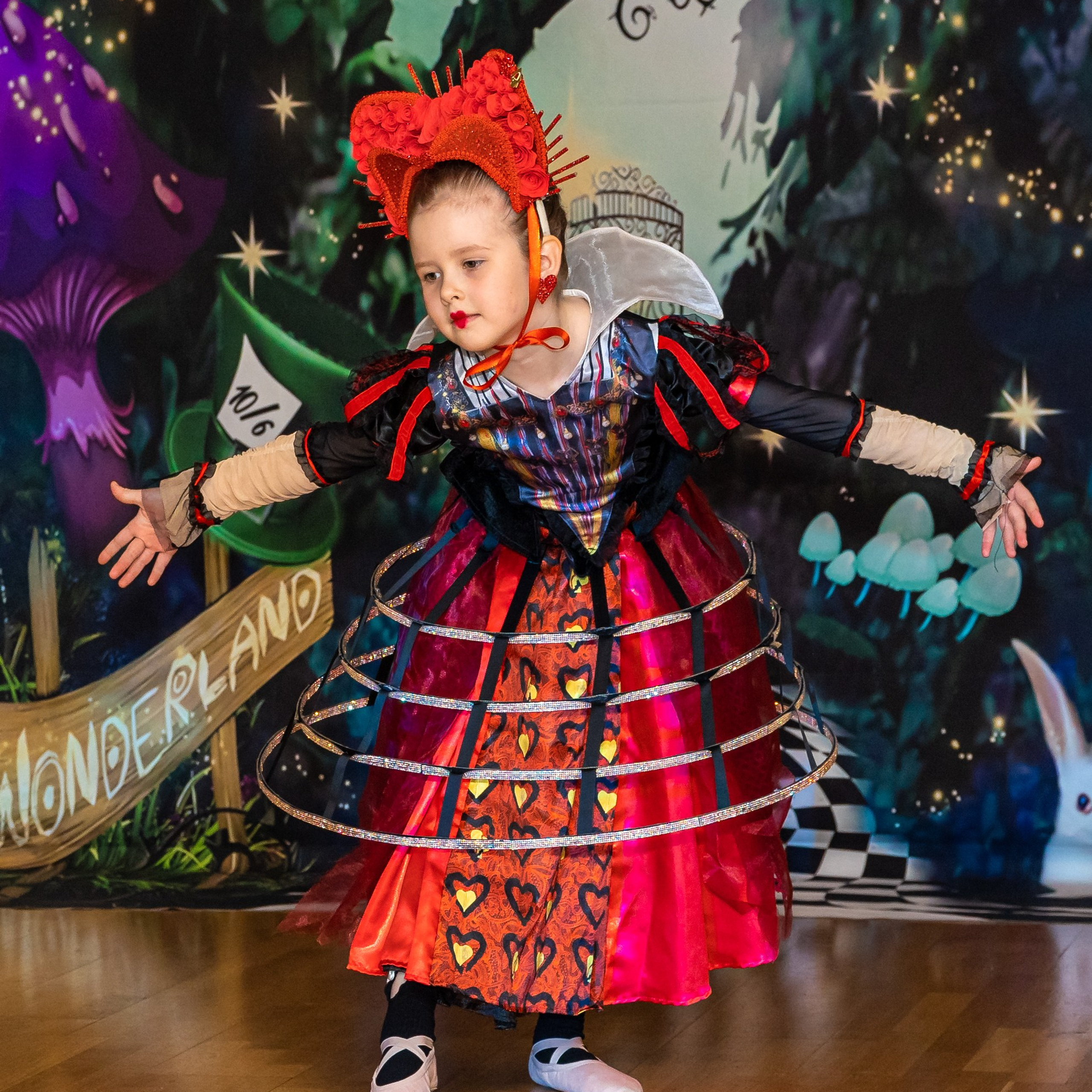 Фотосъемка детского выступления «Алиса в стране чудес»