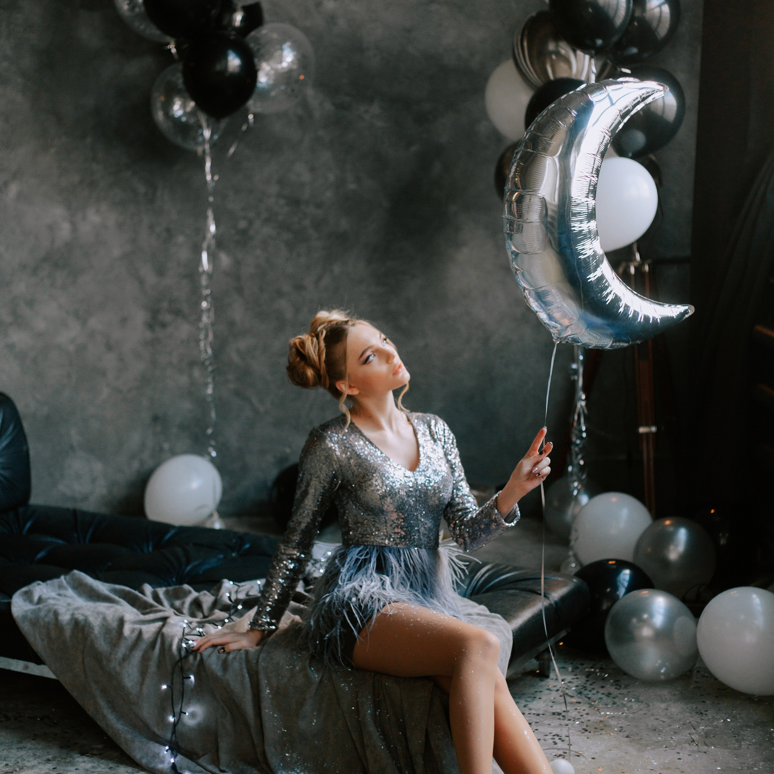 Новогодняя фотосесси «Серебро»