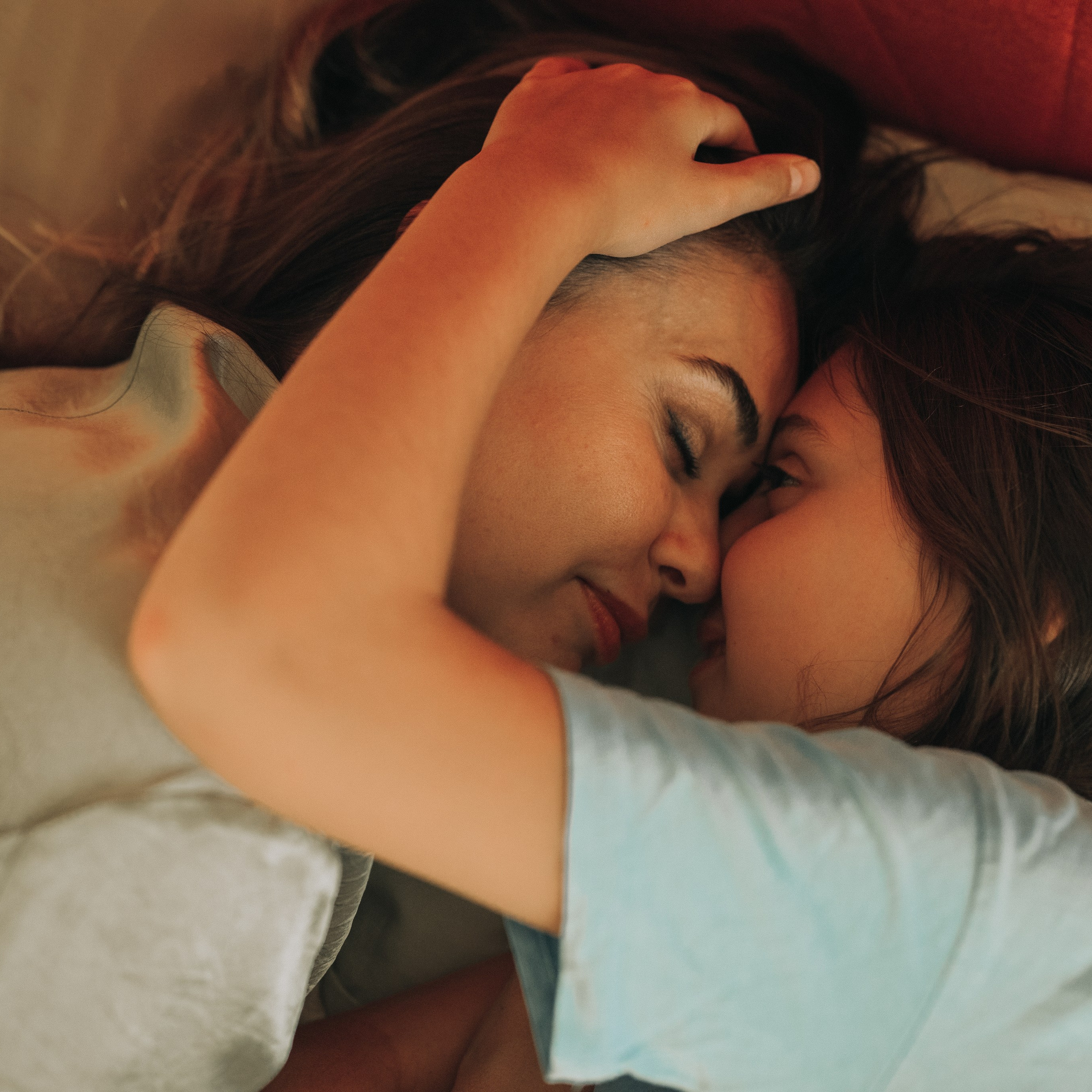 Утро мамы и дочки. Алёна и Ярослава