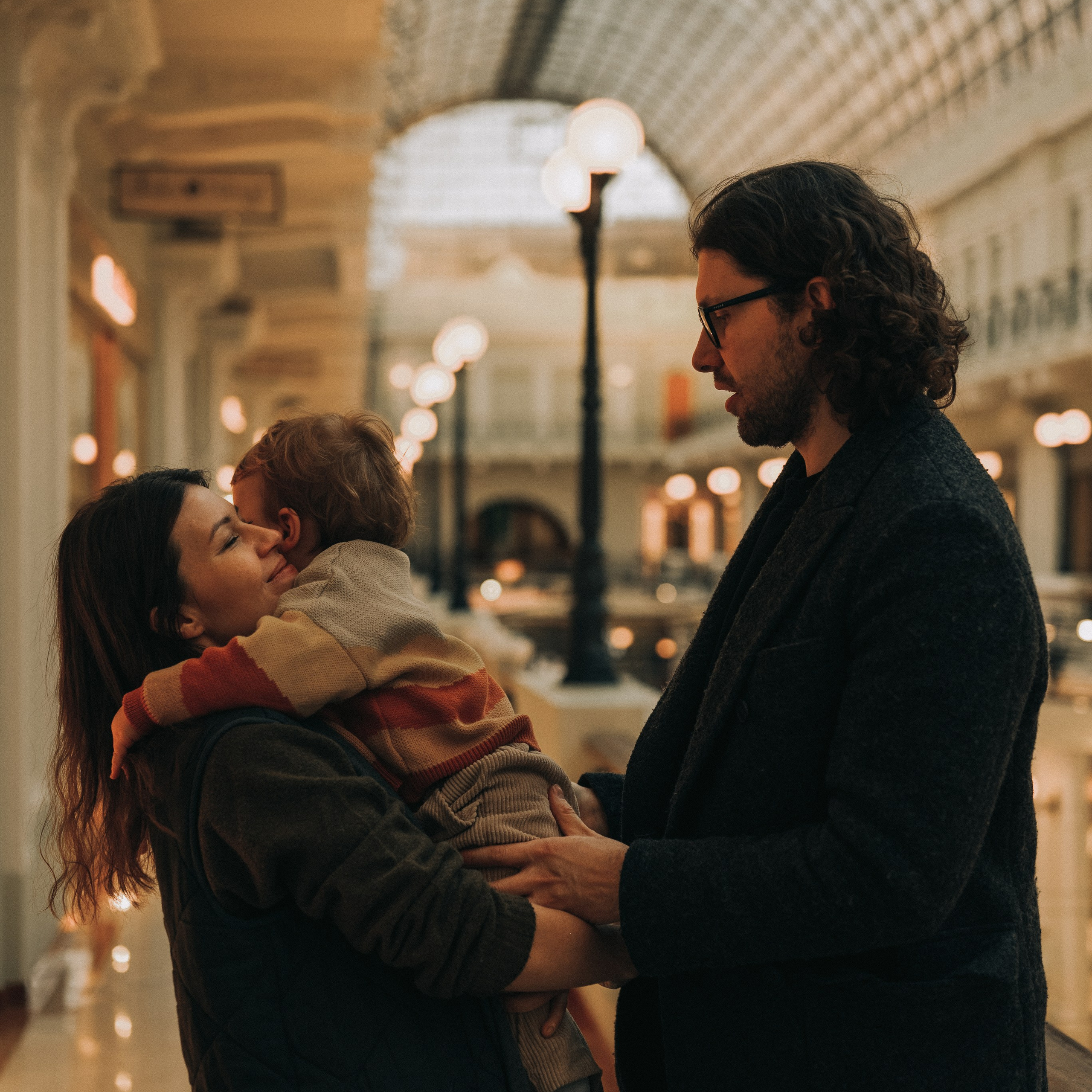 Прогулка по Москве. Ксения, Лев и Аркадий