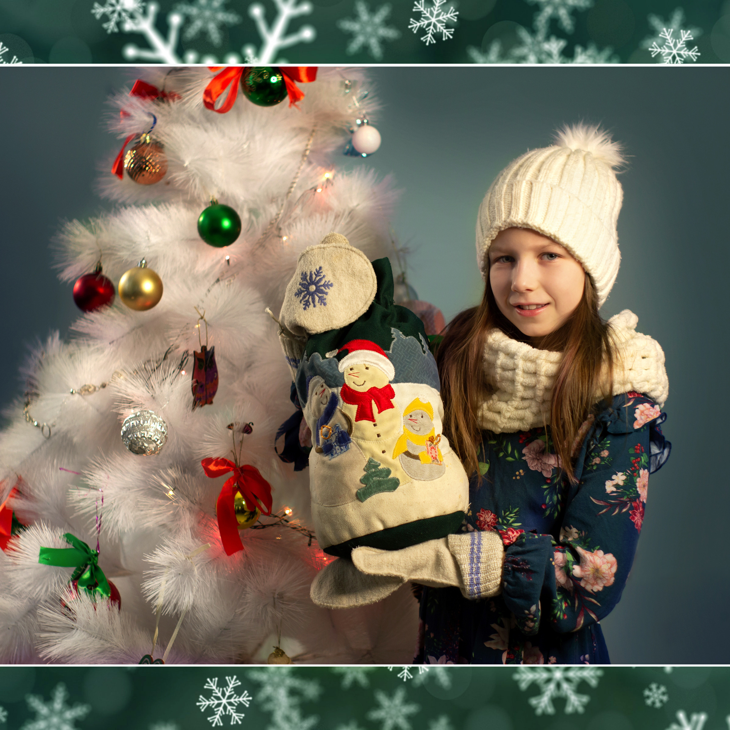 Детская новогодняя фотосессия