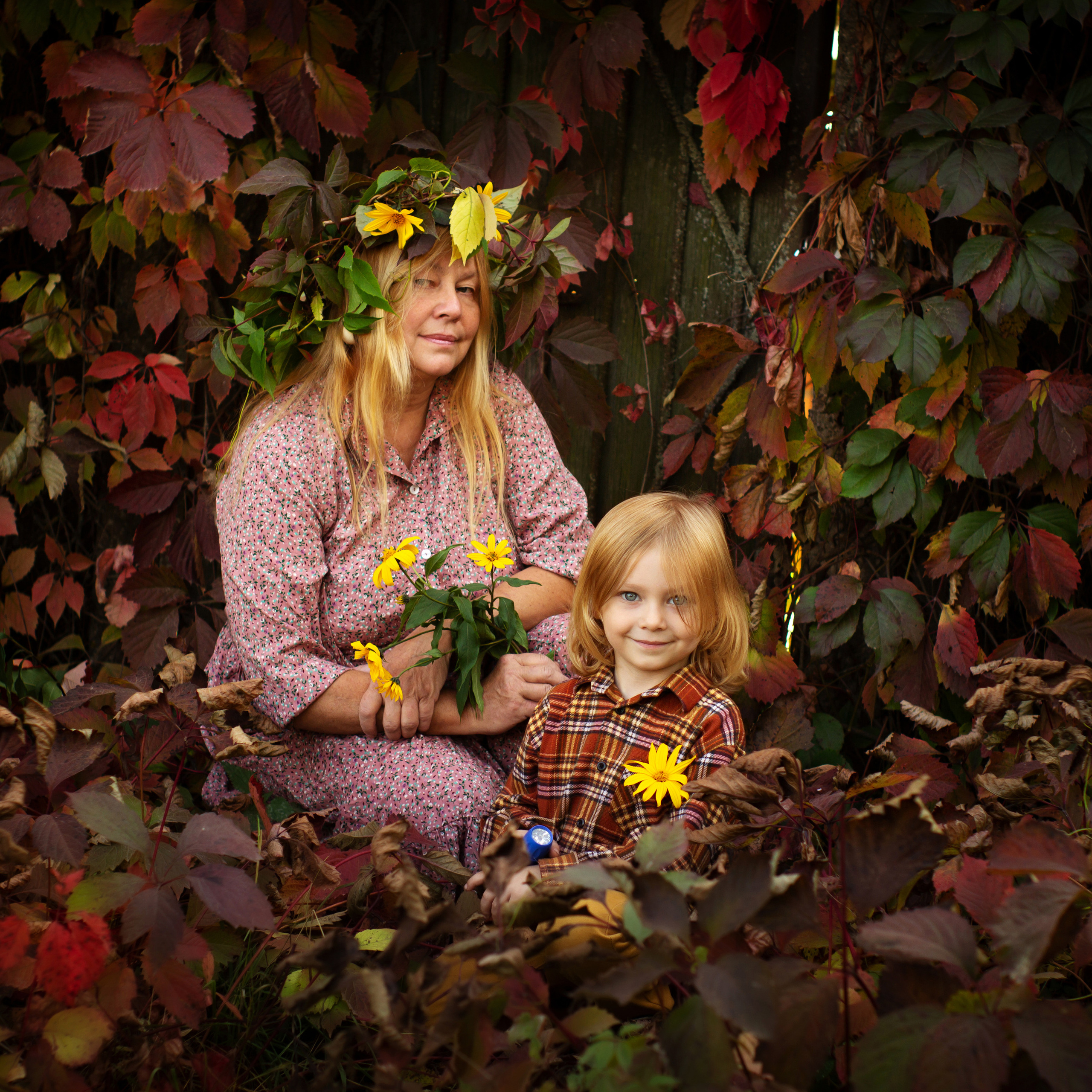 Съемка в осенних красках